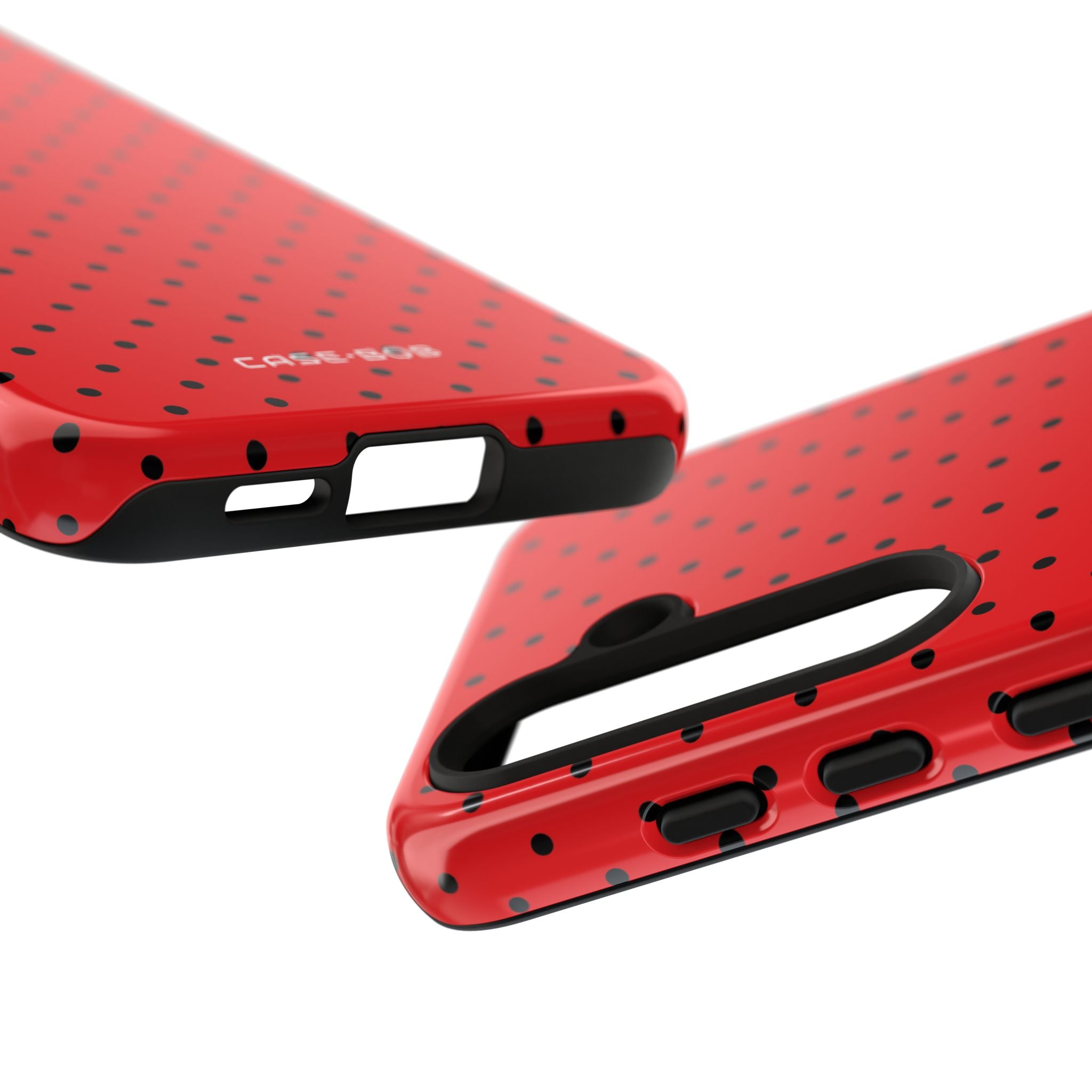 Crimson Dot Matrix Samsung S24 Case - Tough