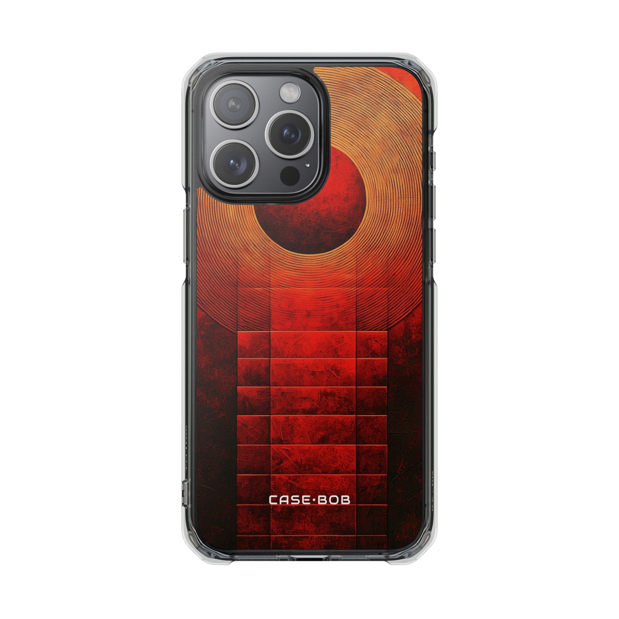 Crimson Orbit iPhone 15 Pro Max Case - Impact