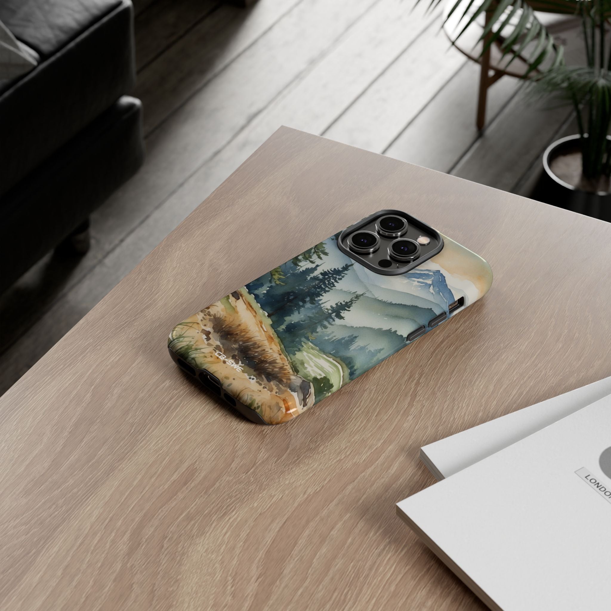 Whispers Paint Horizon - iPhone Case