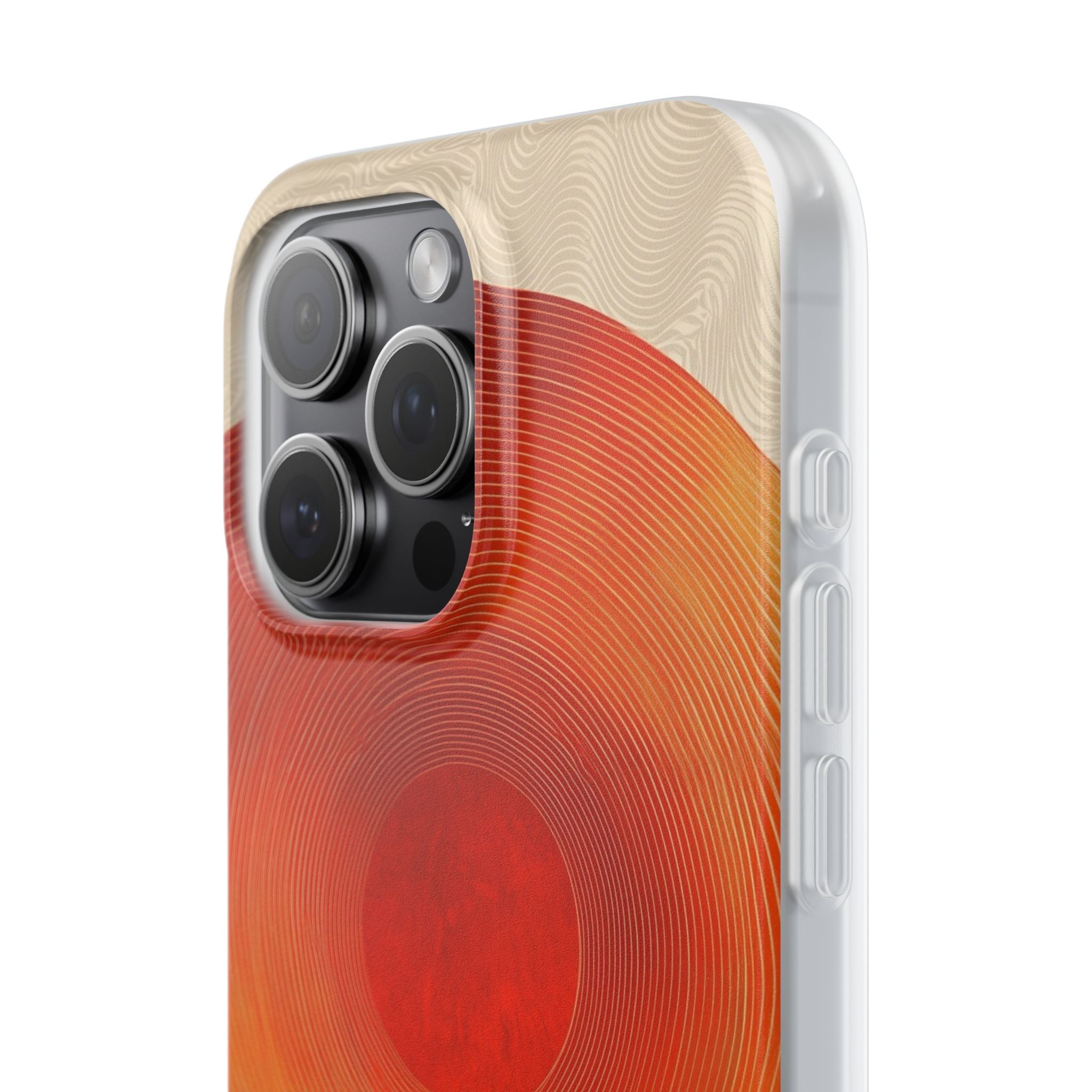 Sunburst Swirl iPhone 15 Pro Max Case - Soft