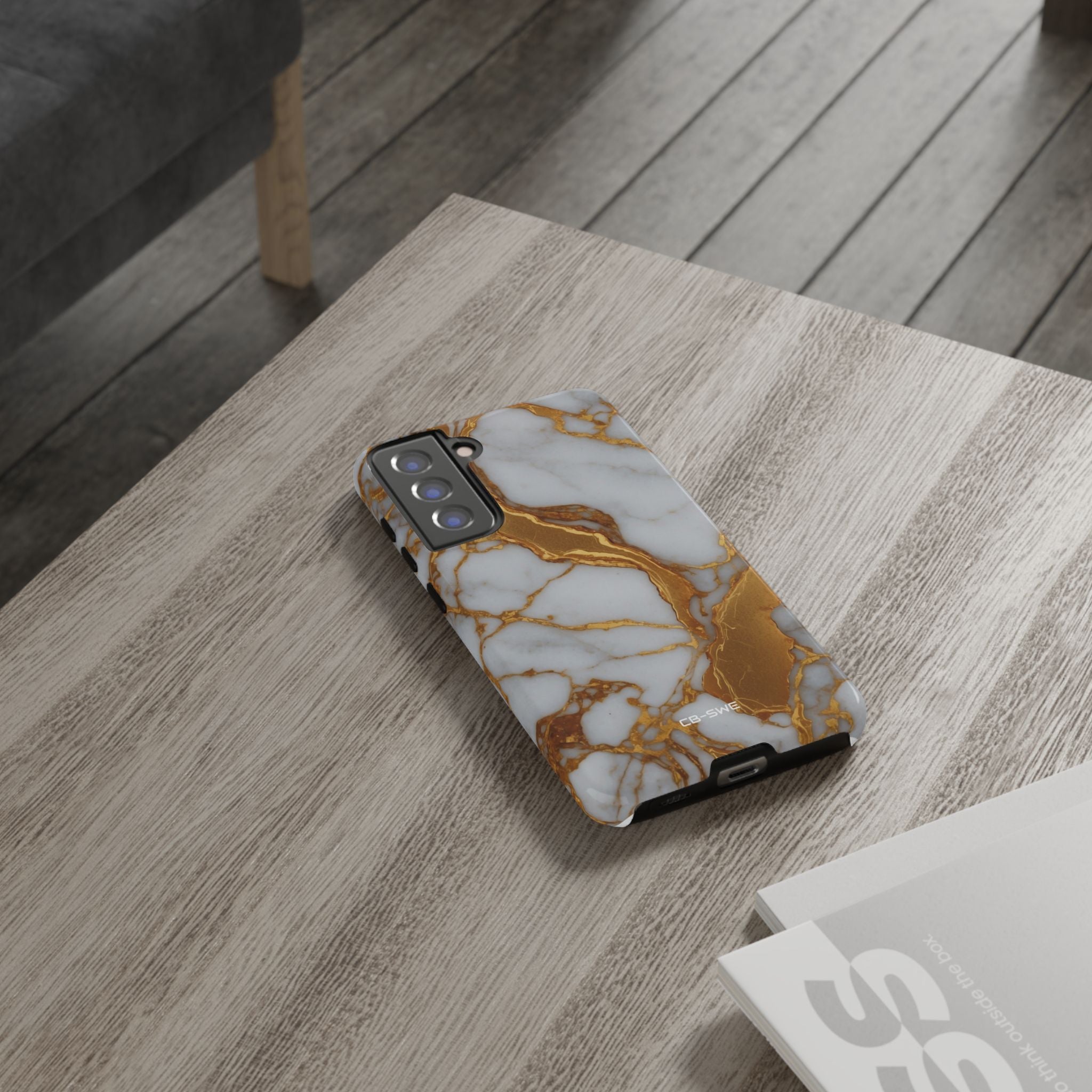 Golden Veins Flow - Samsung Case