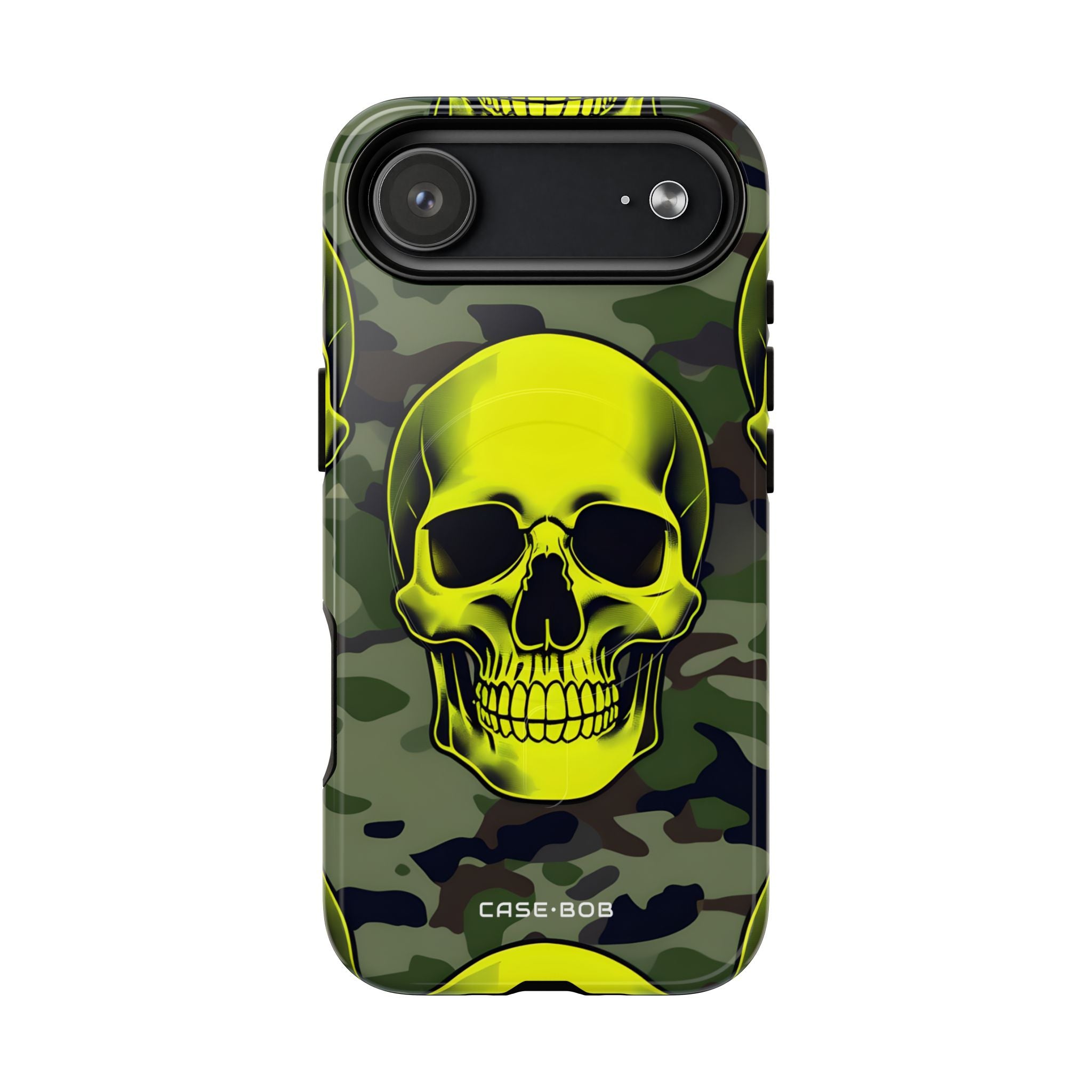 Neon Skull Camo iPhone 17 Air Case - Tough+
