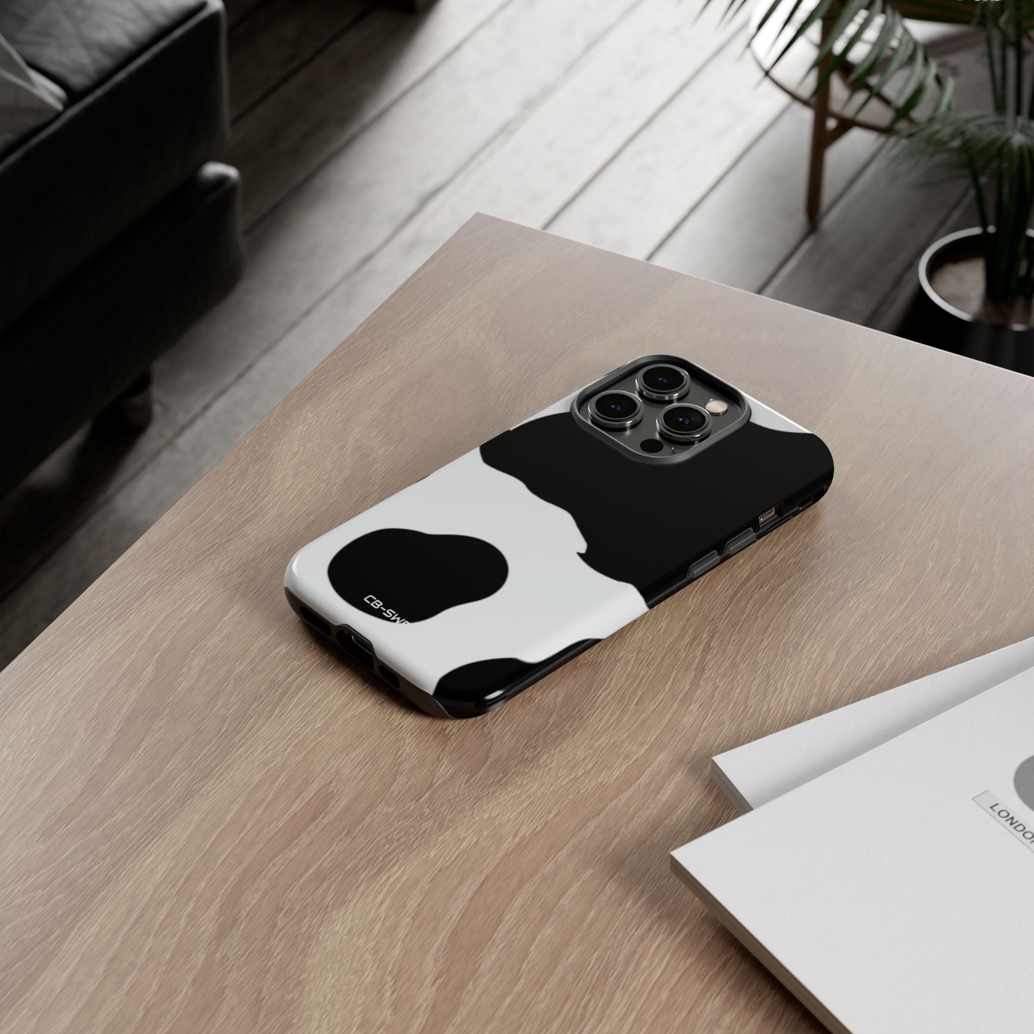 Organic Cow Print - iPhone Case