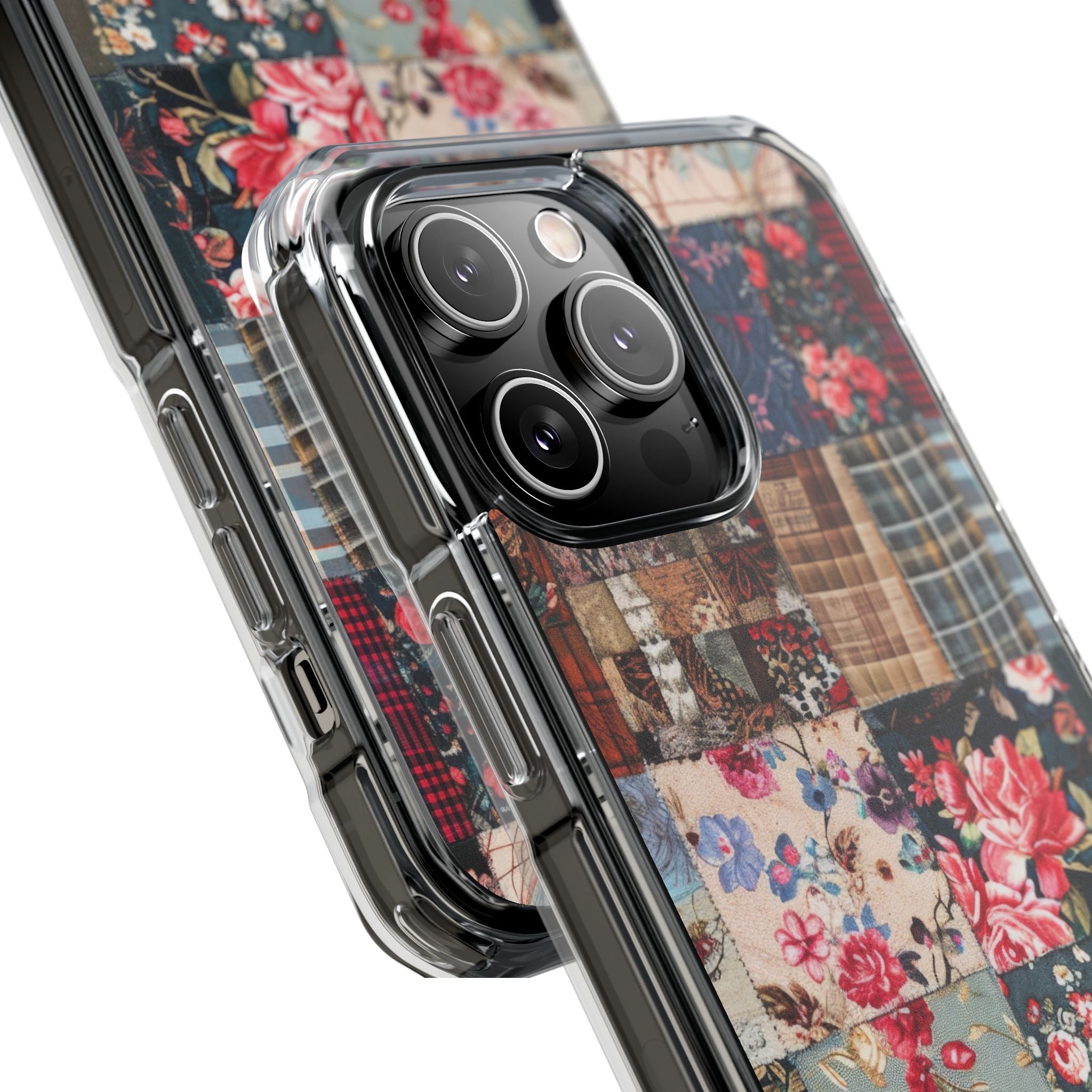 Patchwork Floral Quilt iPhone 14 - Impact Clear+