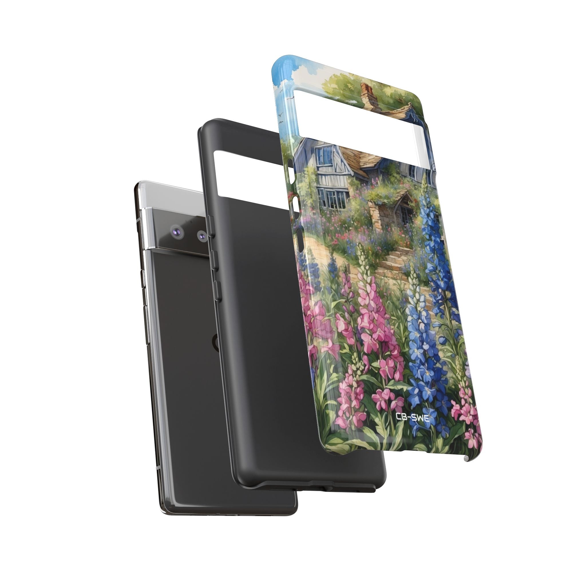 Cottage Blooms Bright - Google Pixel Case