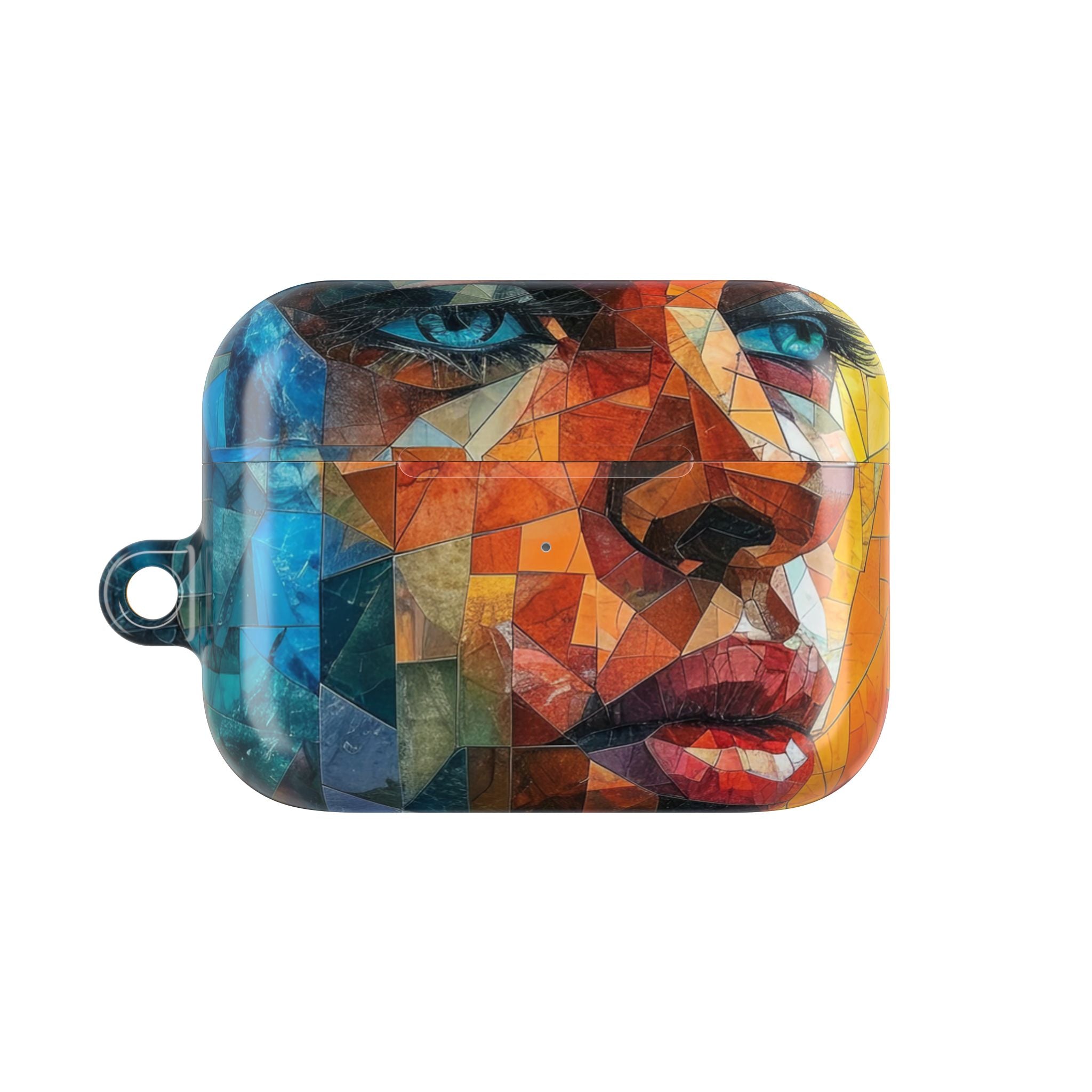 Mosaic Gaze Blue - AirPods Case