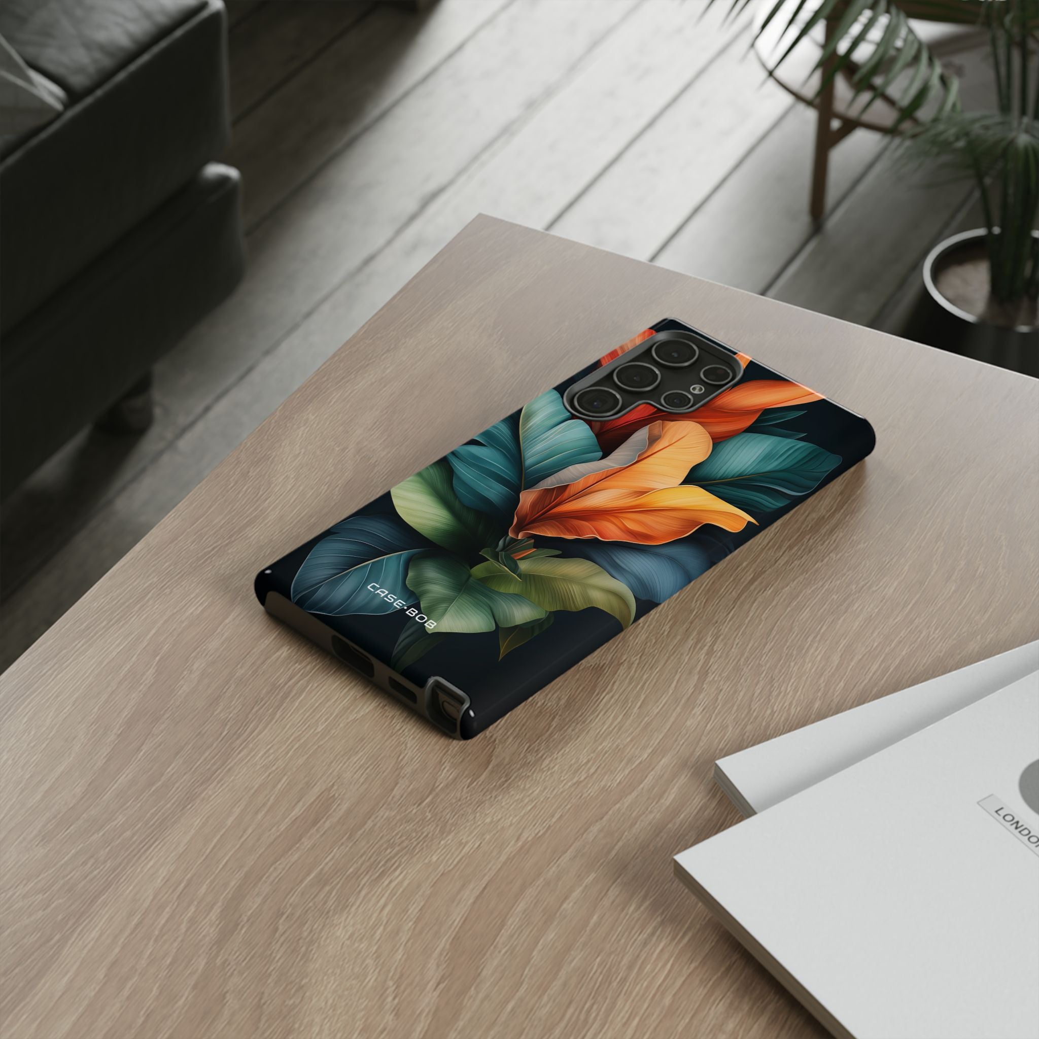 Tropical Leafburst Samsung S22 Ultra Case - Tough