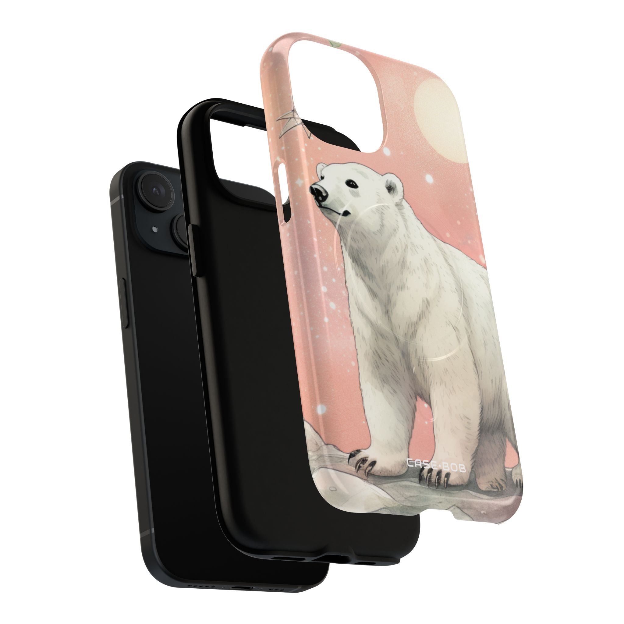 Polar Bear Dream iPhone 15 Case - Tough+