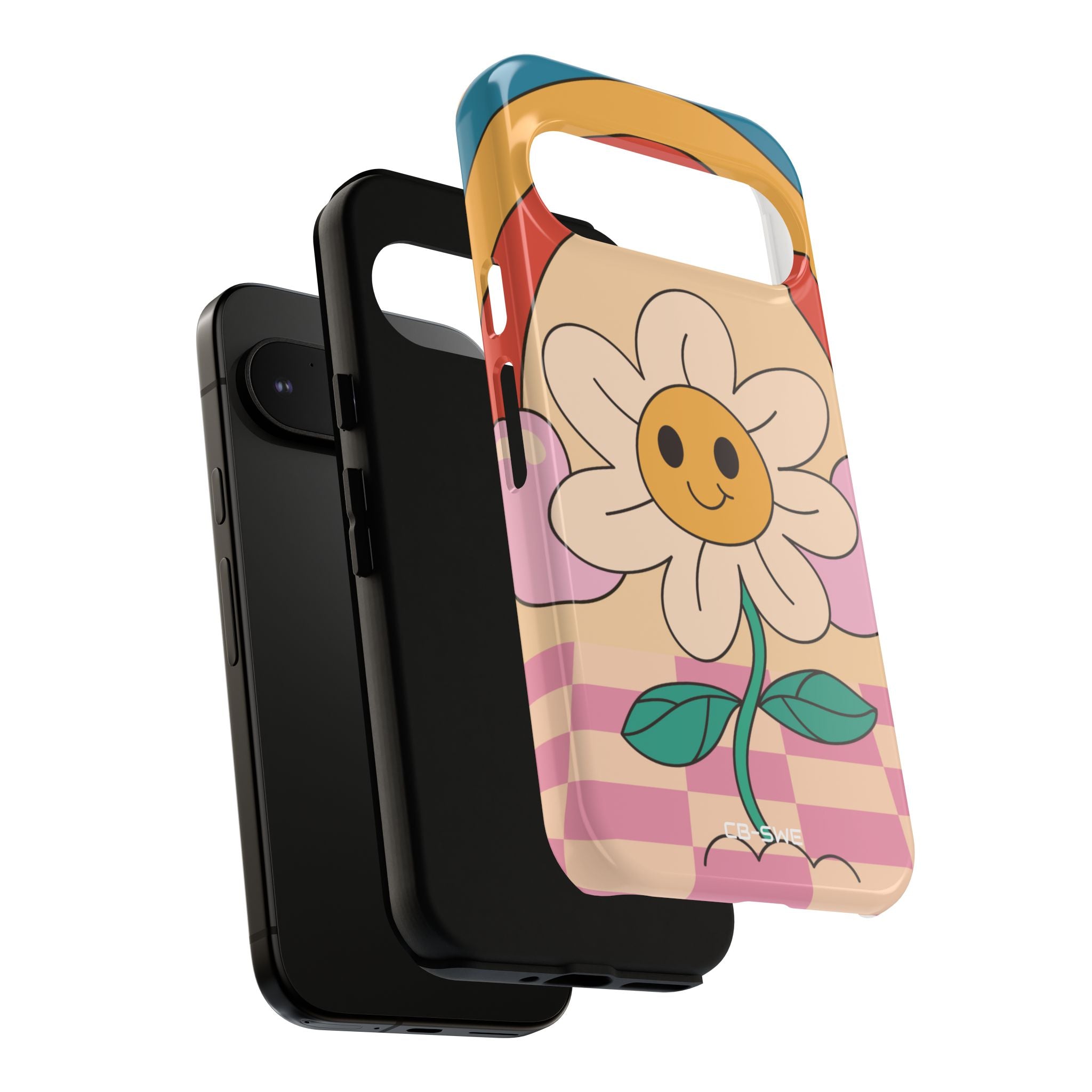 Joyful Retro Bloom - Google Pixel Case