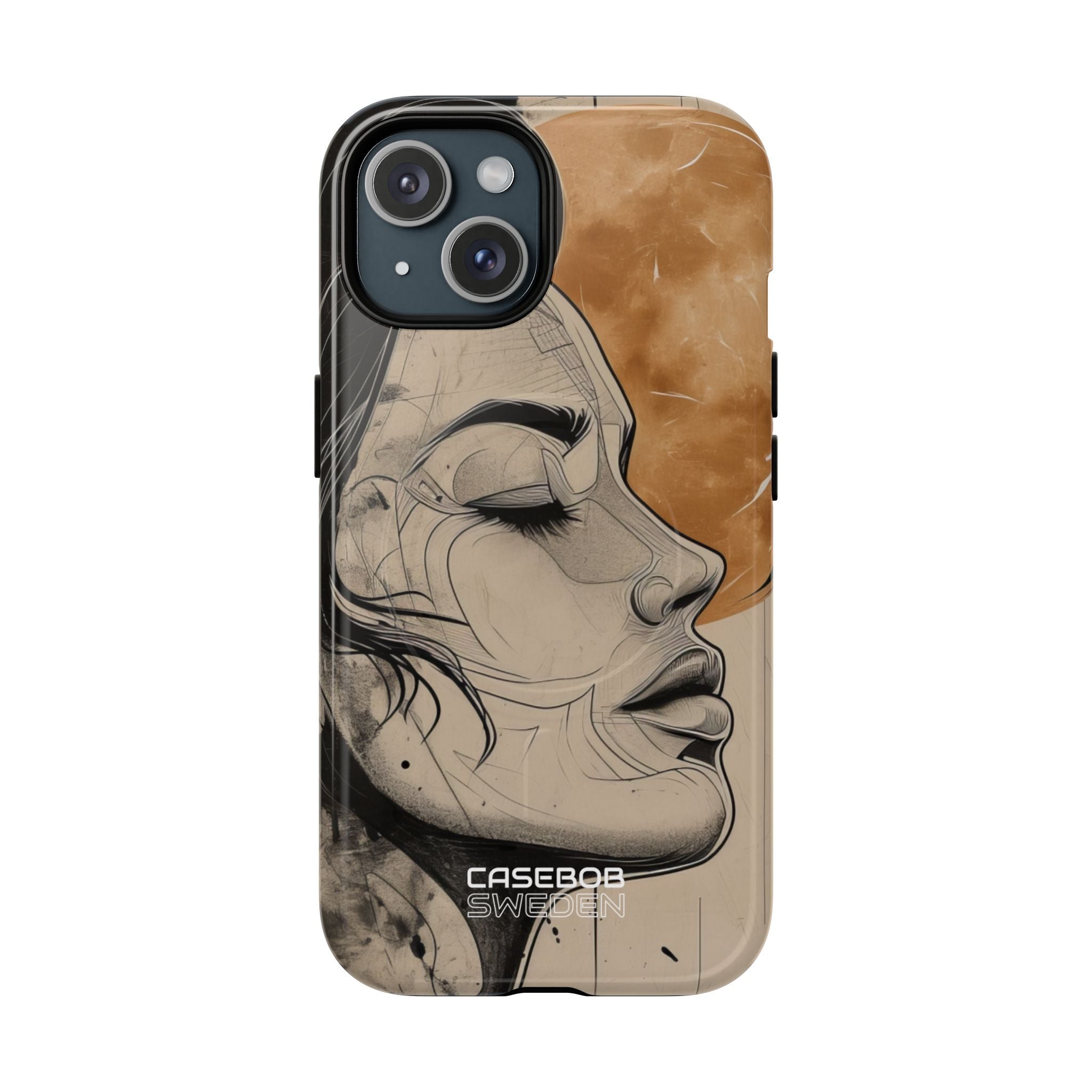 Moonlit Face Flow iPhone 15 - Tough+