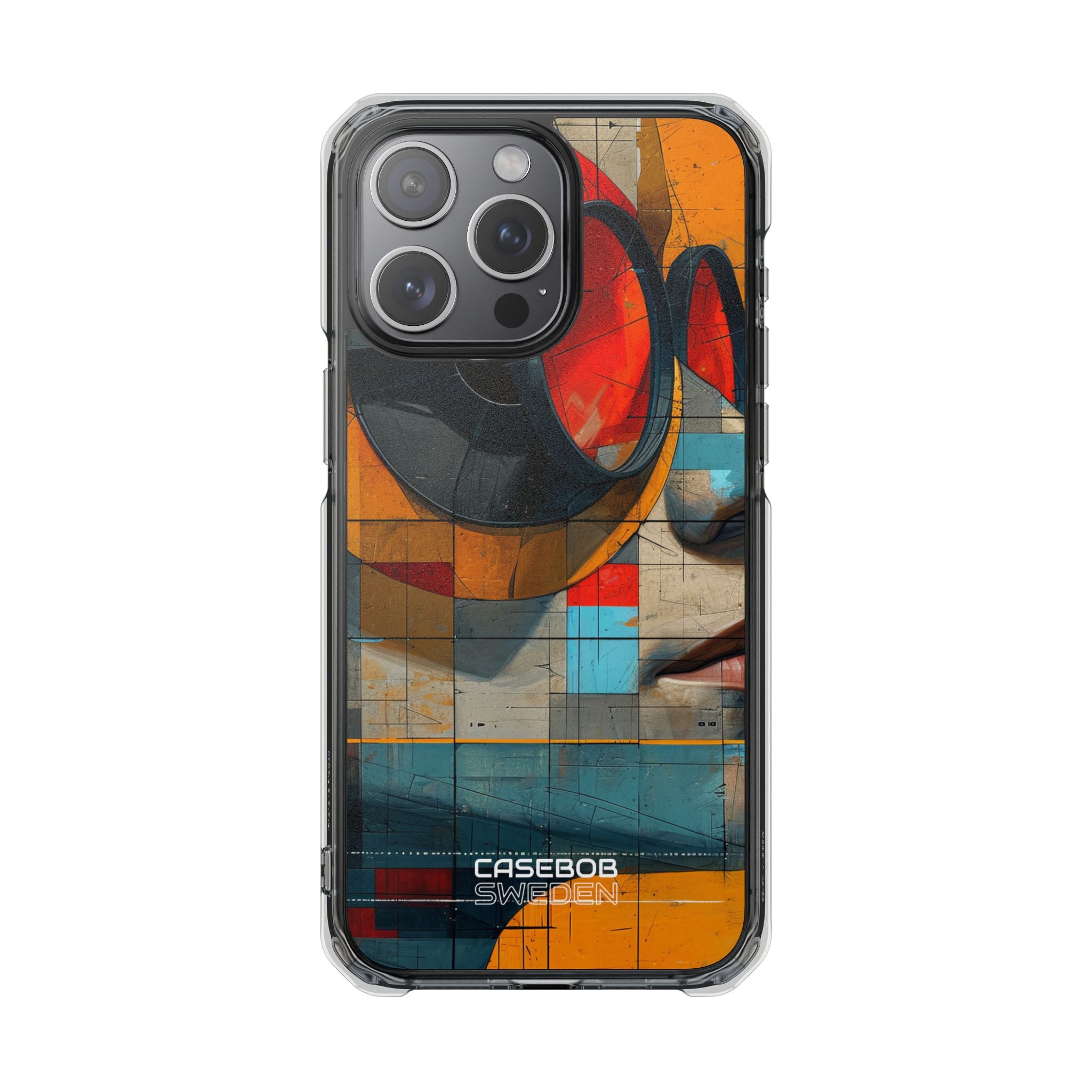 Futuristic Cubist Visions iPhone 15 - Impact Clear+
