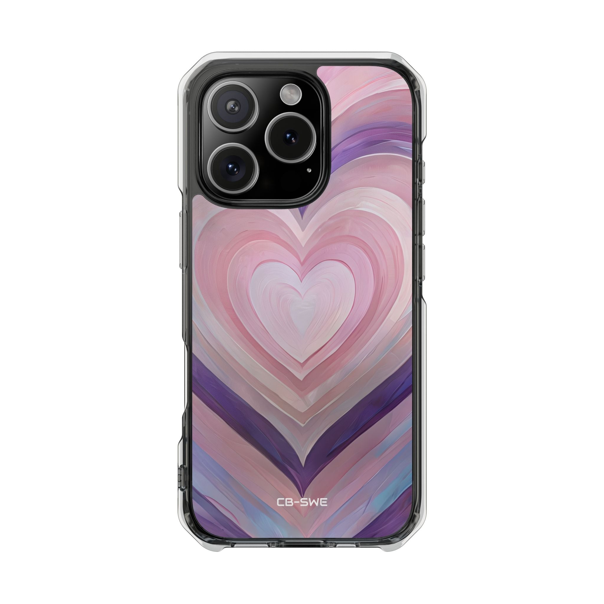 Impressionistic Heart Layers iPhone Case - Impact