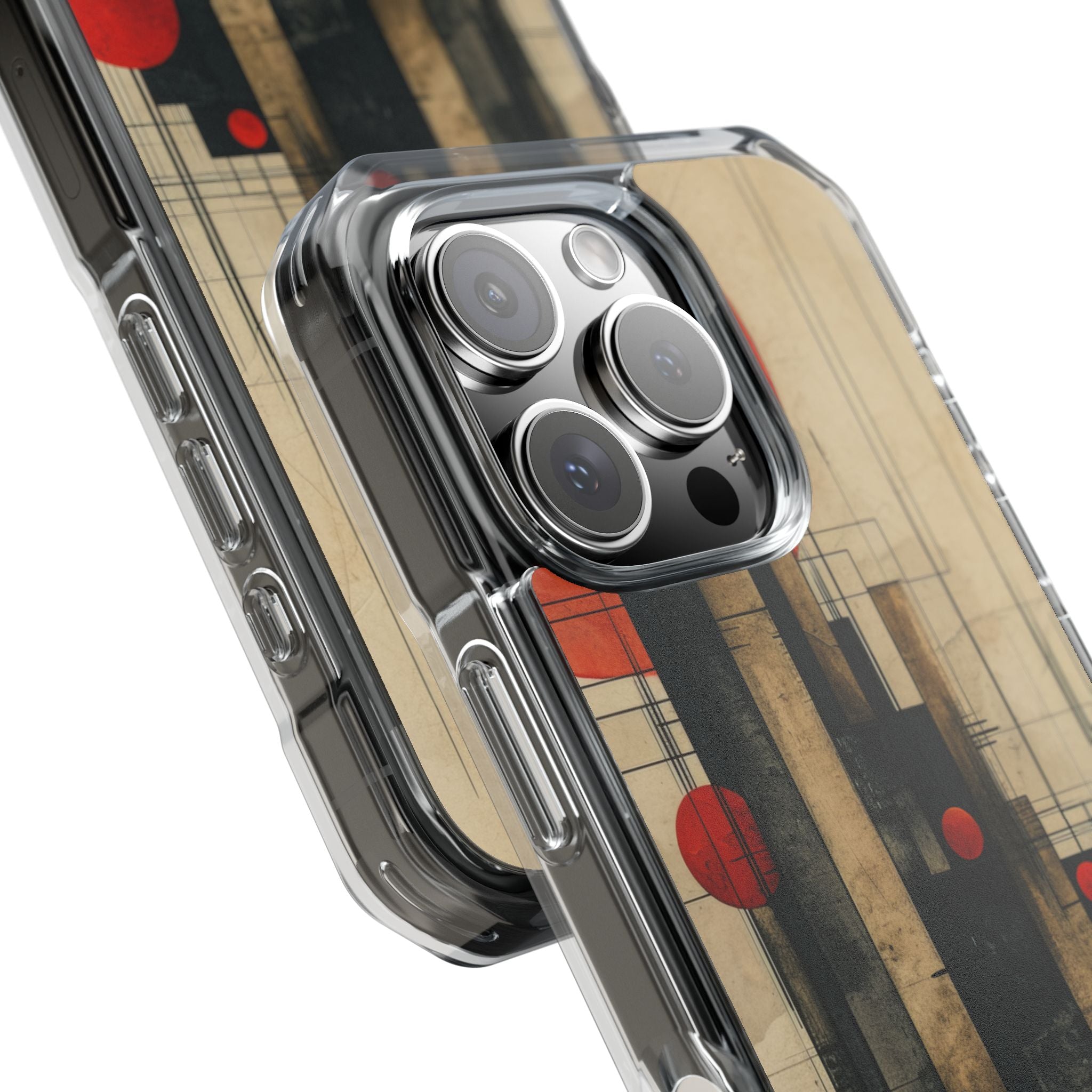Geometric Cityscape Essence iPhone 16 - Impact Clear+