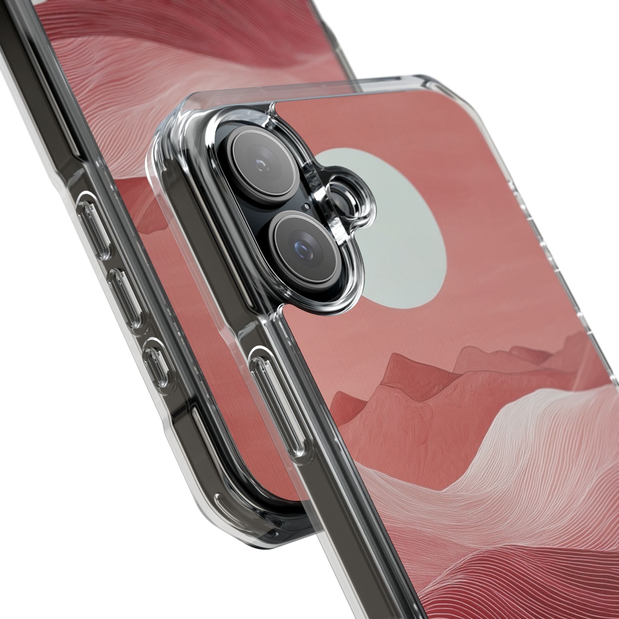 White Orb Dunes iPhone 16 Plus Case - Impact