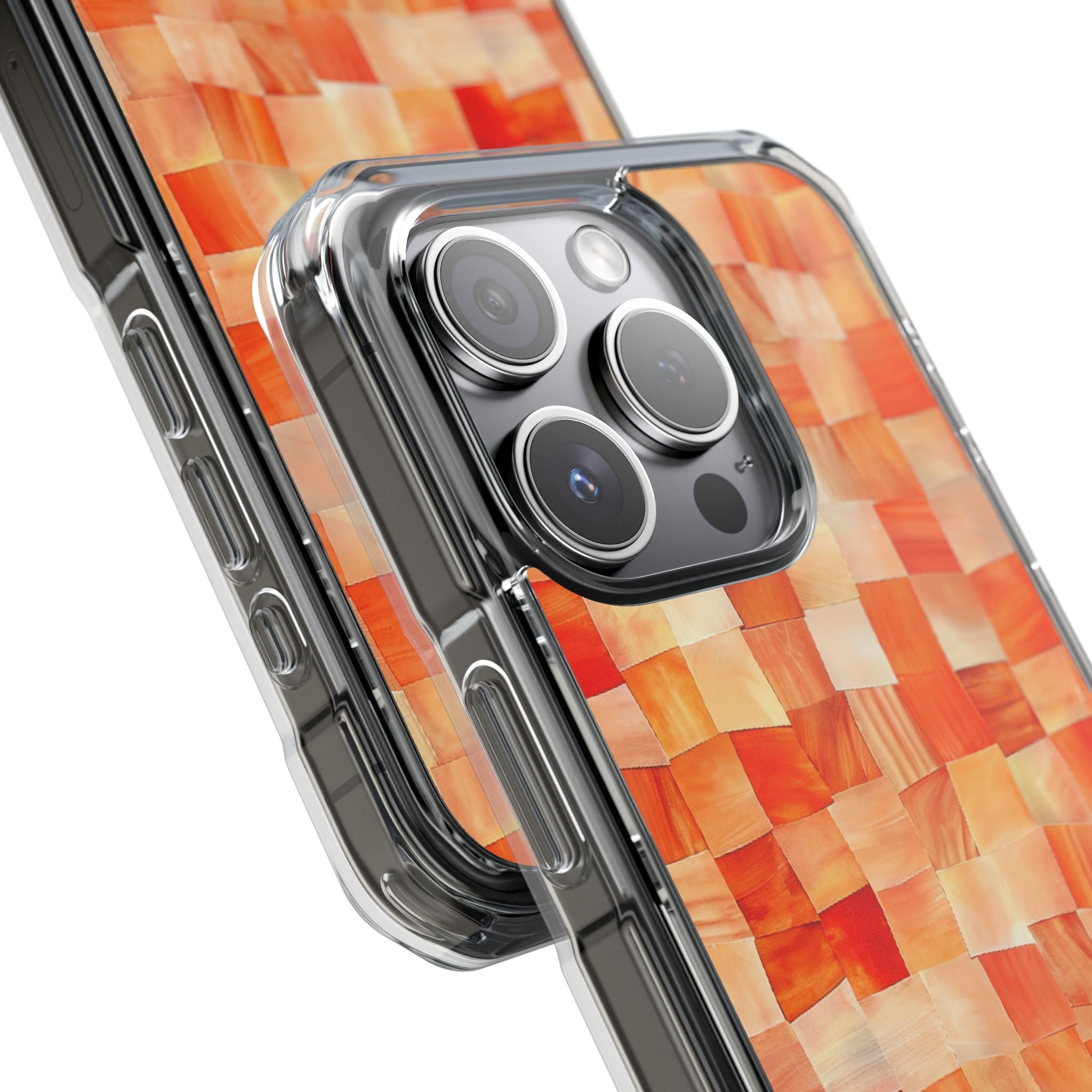 Vibrant Mosaic Tapestry iPhone 15 - Impact Clear+