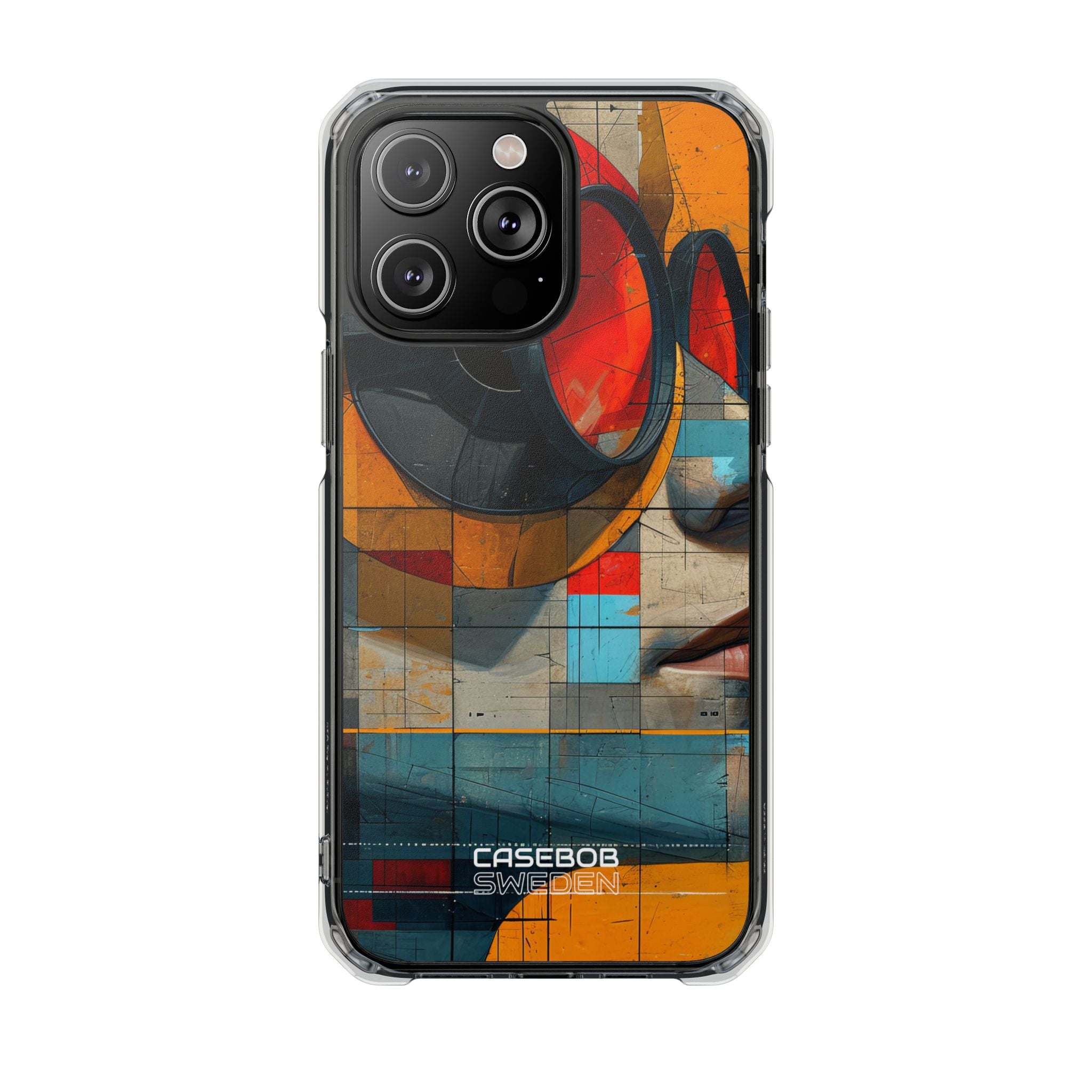 Futuristische Cubistische Visies iPhone 14 - Impact Clear+
