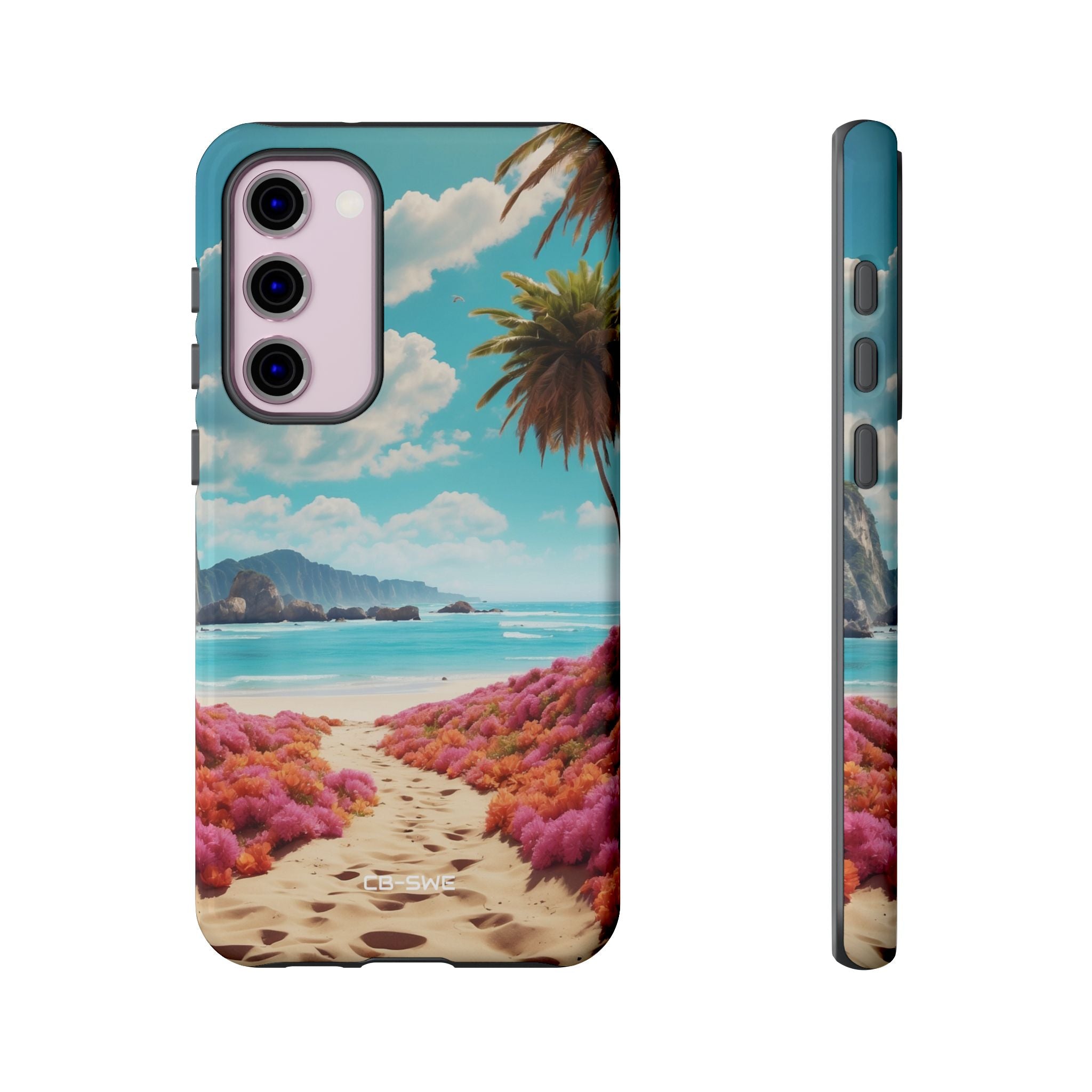 Tropical Flowers Frame - Samsung Case