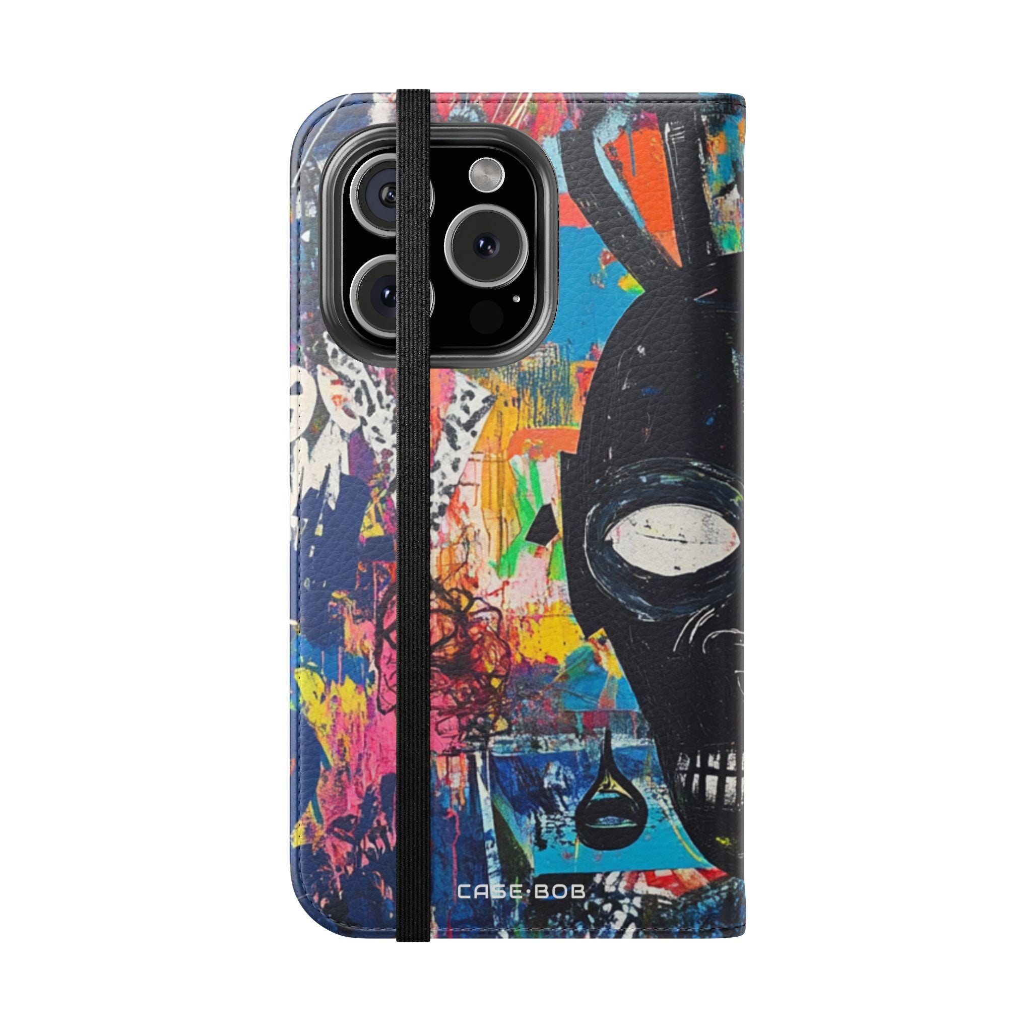 Neon Skull Burst - iPhone 16 Pro Case - Wallet