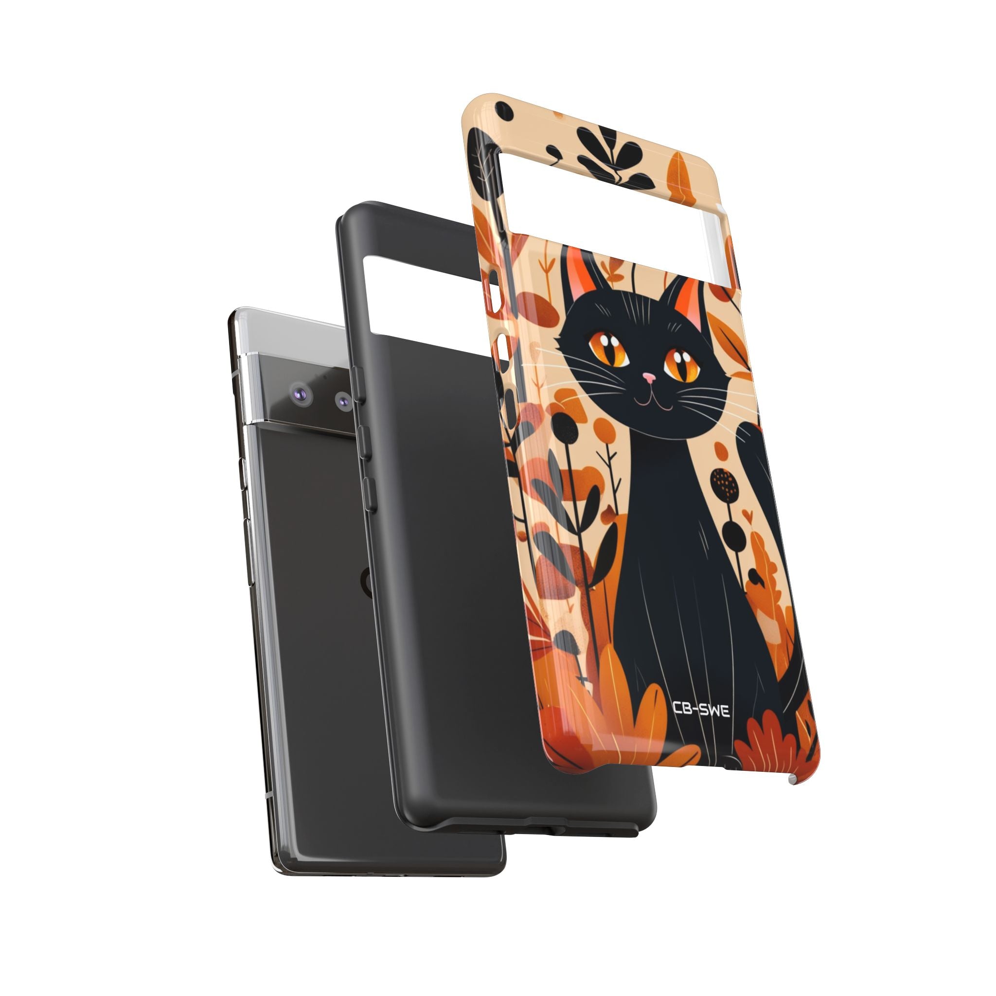 Autumnal Cat Whimsy - Google Pixel Case