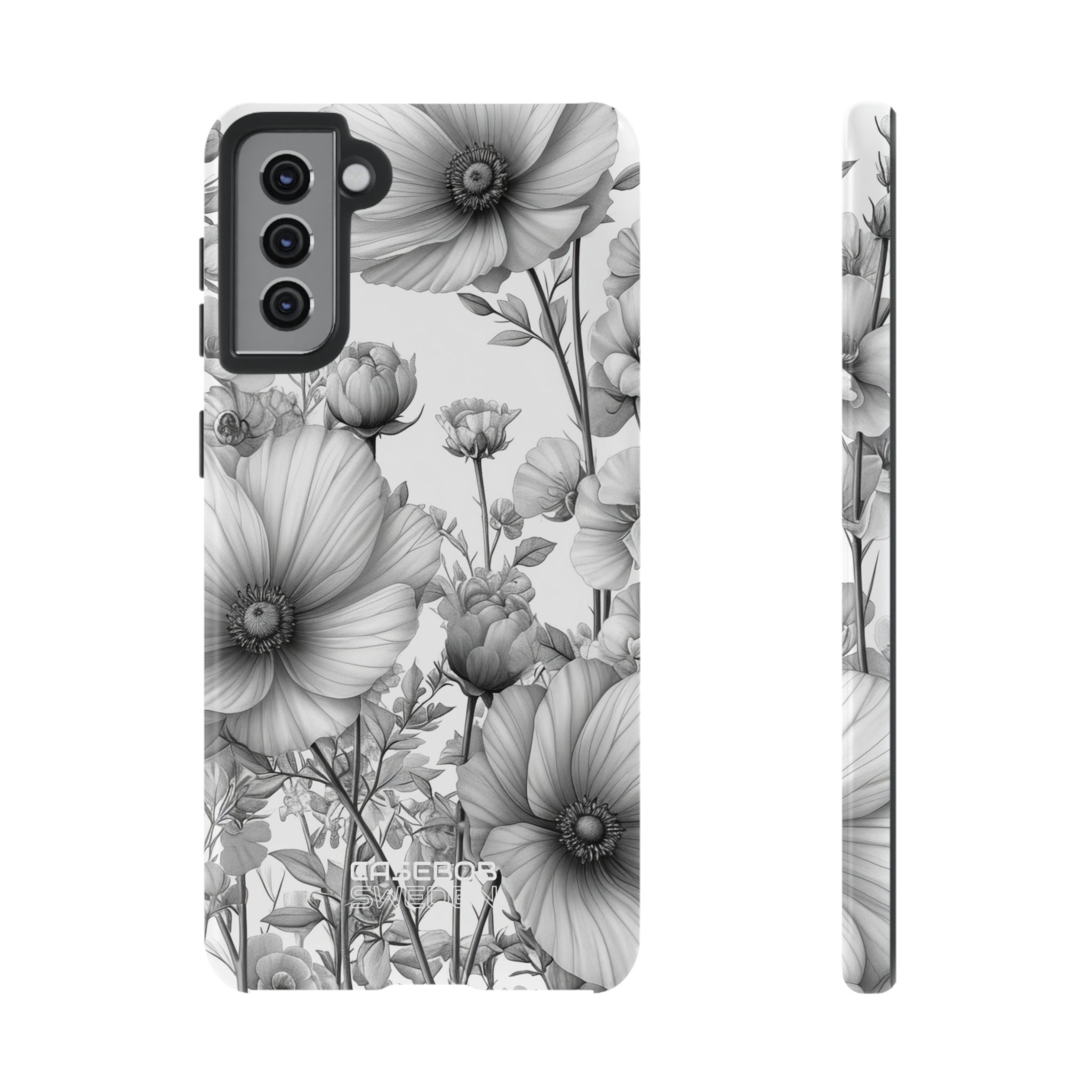 Vintage Floral Etching Samsung S21 - Tough
