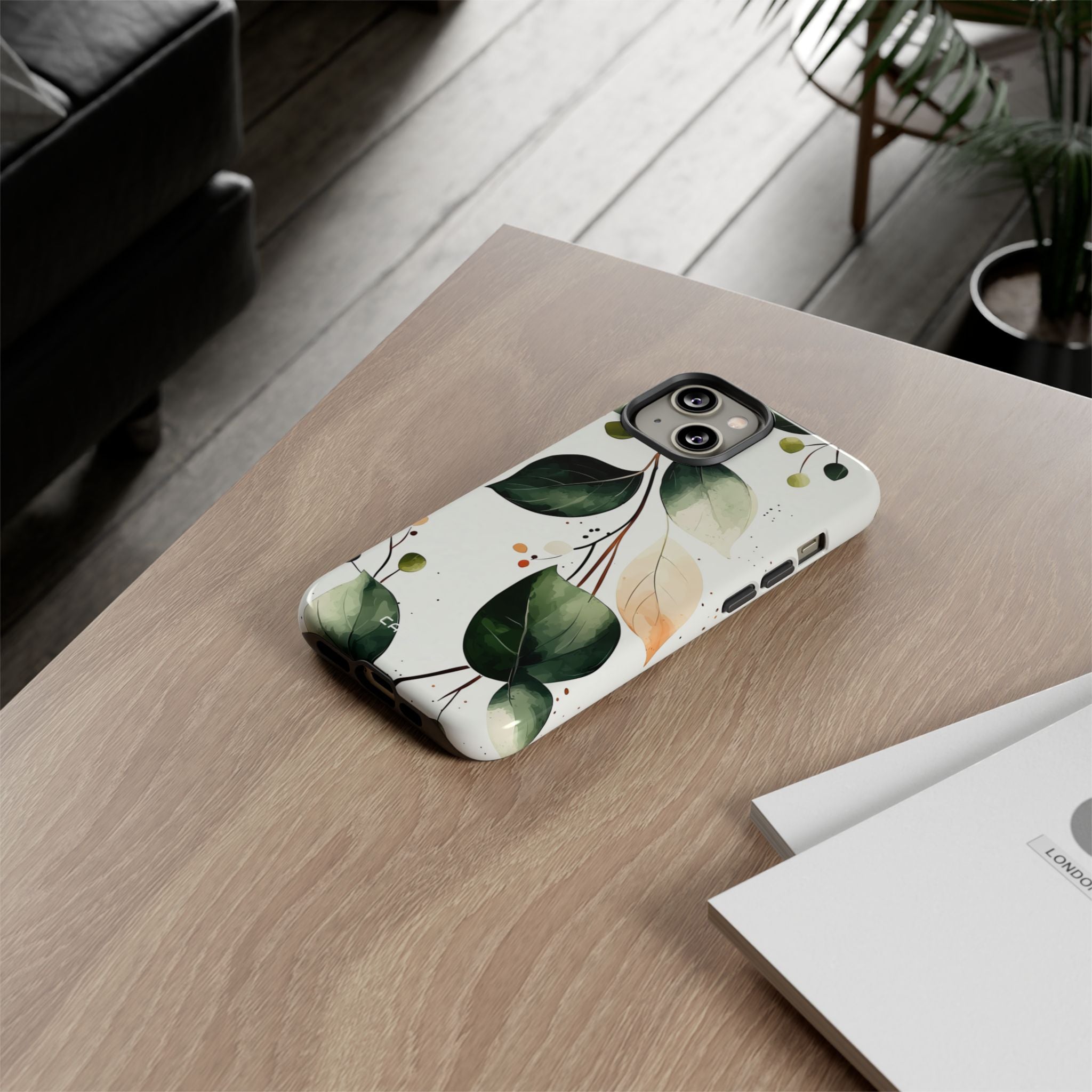 Greenberry Branch iPhone 14 Case - Tough