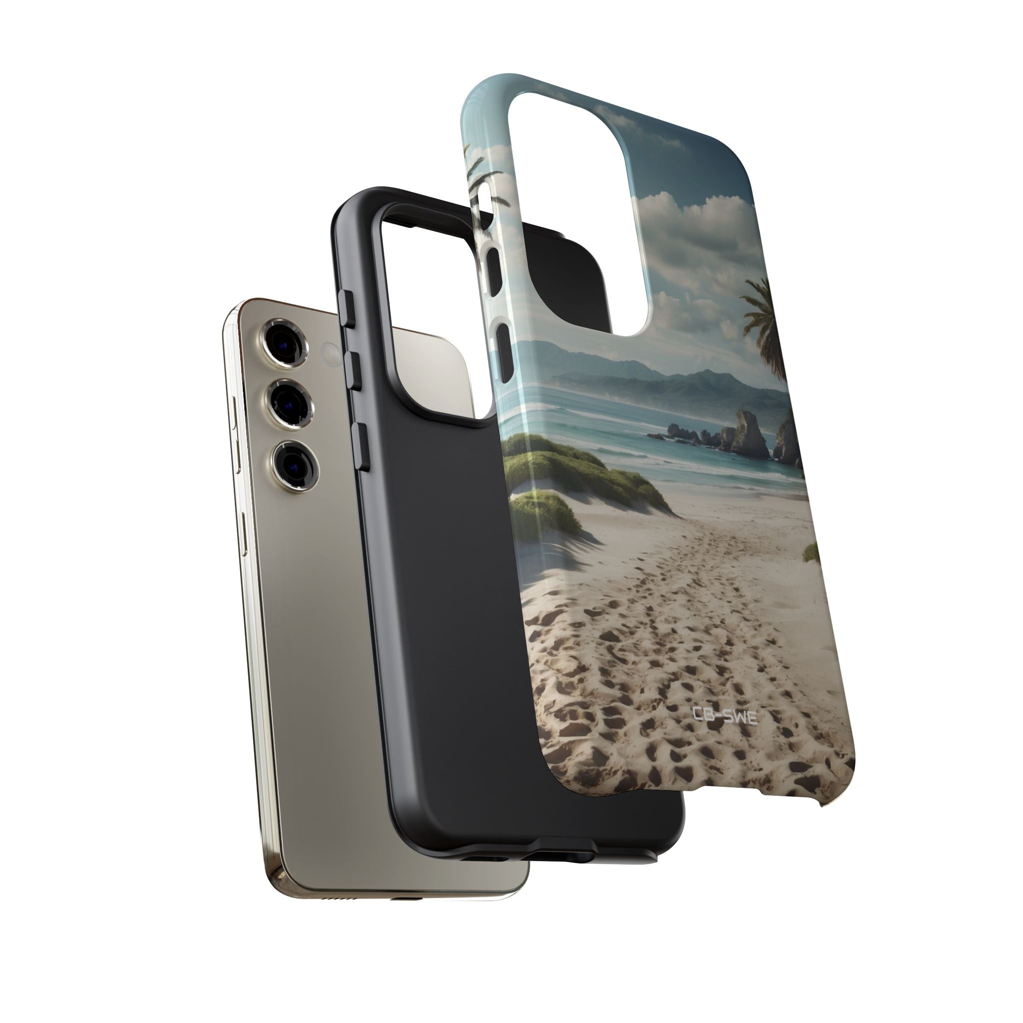 Footprints Trace Sand - Samsung Case