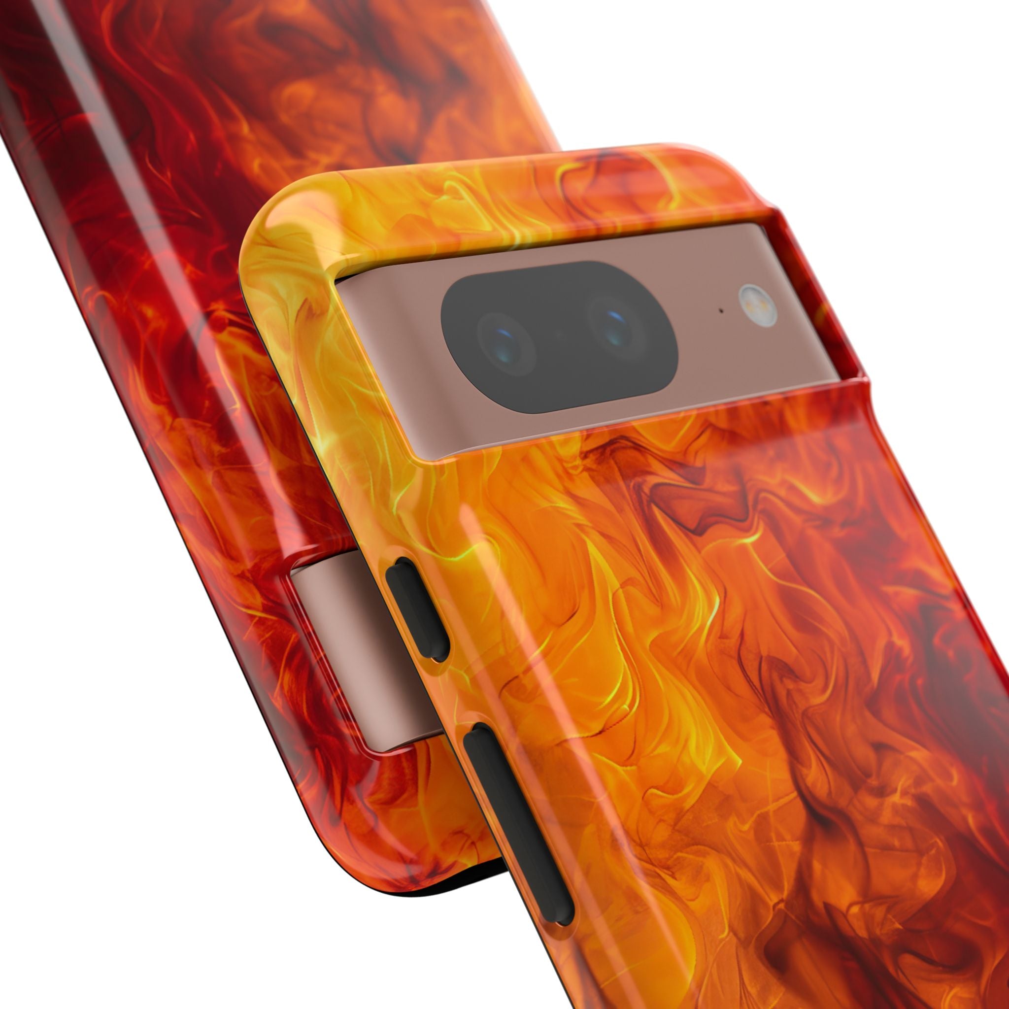 Flaming Energy Swirl Google Pixel 8 - Tough