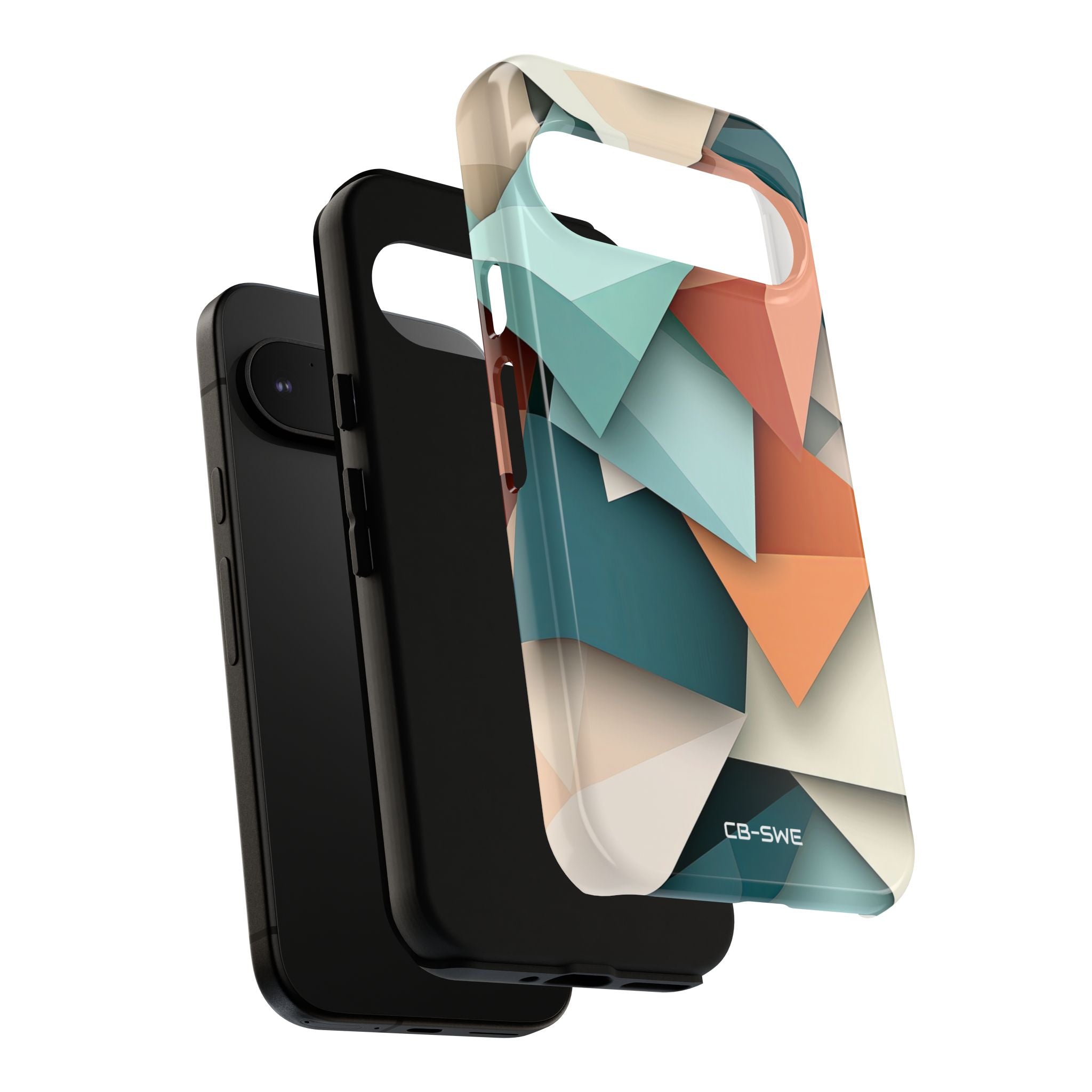 Geometric Color Harmony - Google Pixel Case
