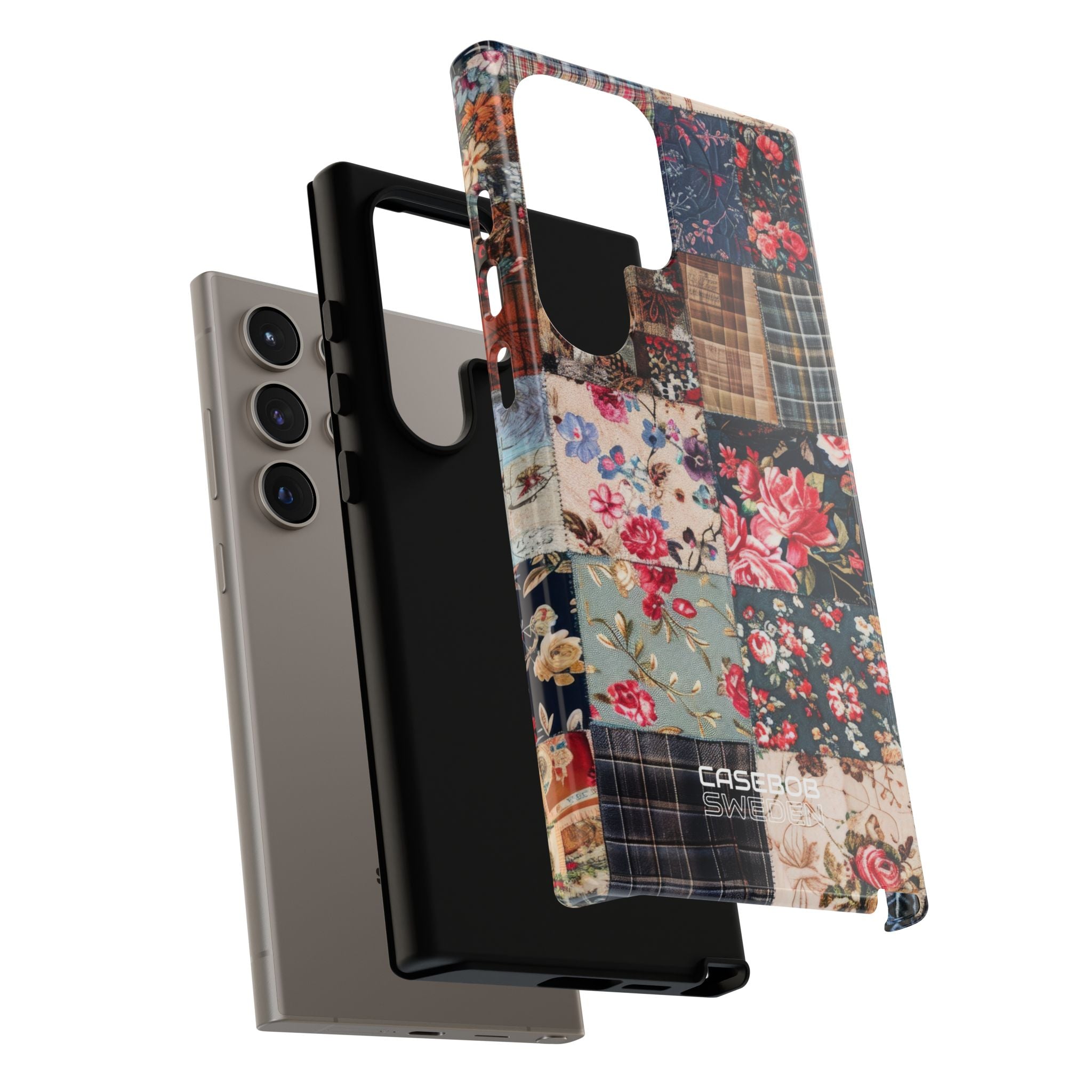 Patchwork Floral Quilt Samsung S24 - Tough
