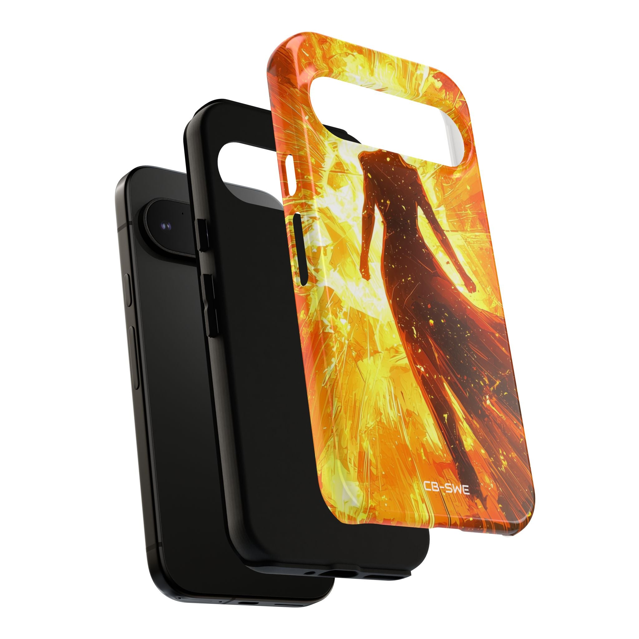 Fiery Energy Erupts - Google Pixel Case
