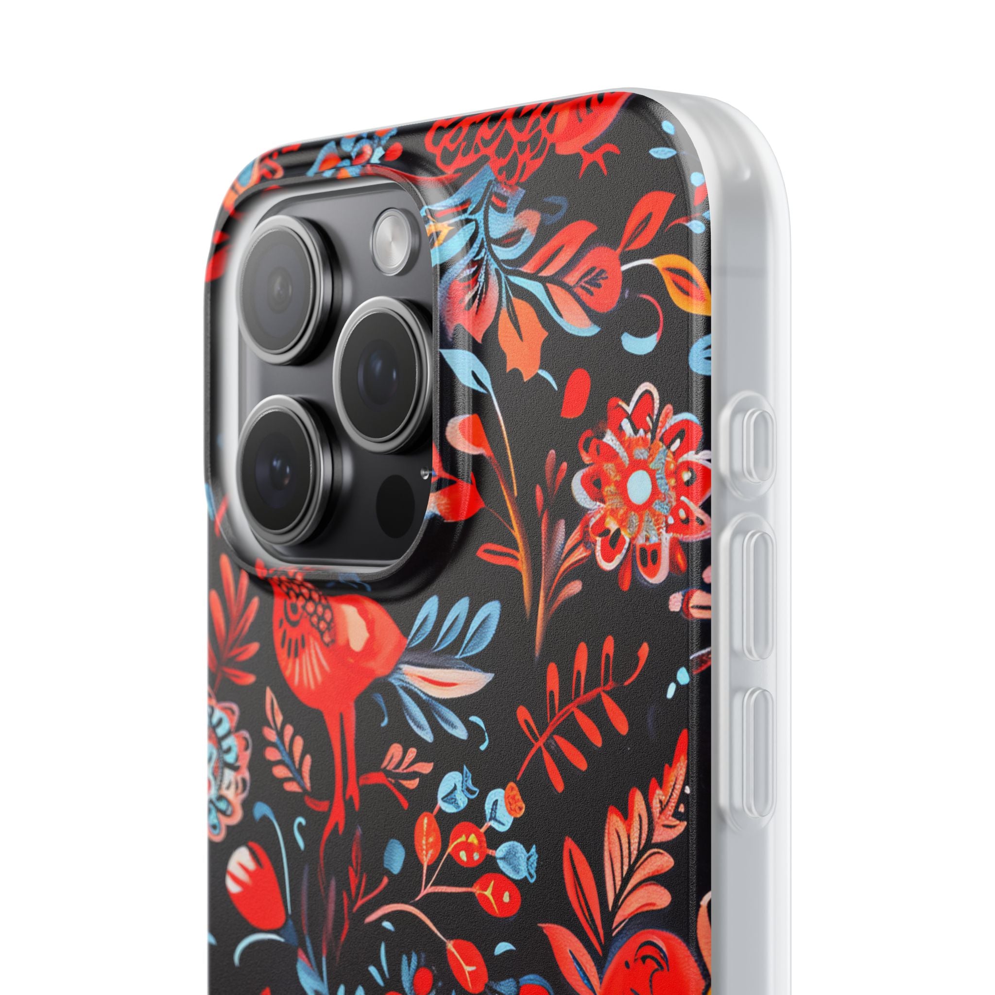 Vivid Birdscape iPhone 15 Pro Max Case - Soft