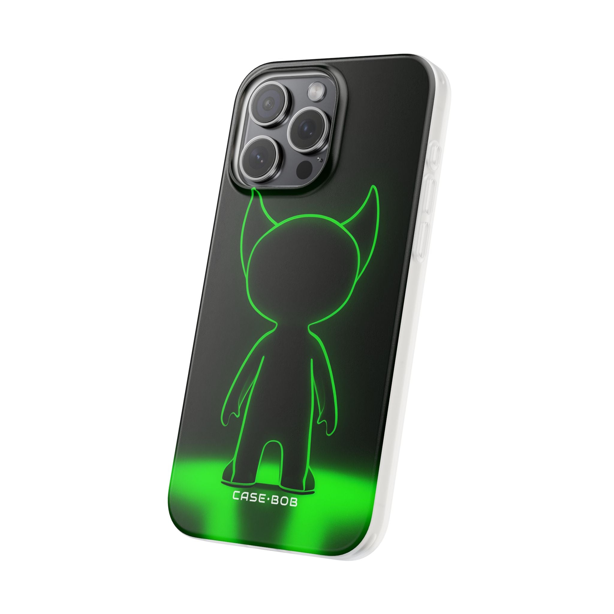 Neon Horned Glow iPhone 15 Pro Max Case - Soft