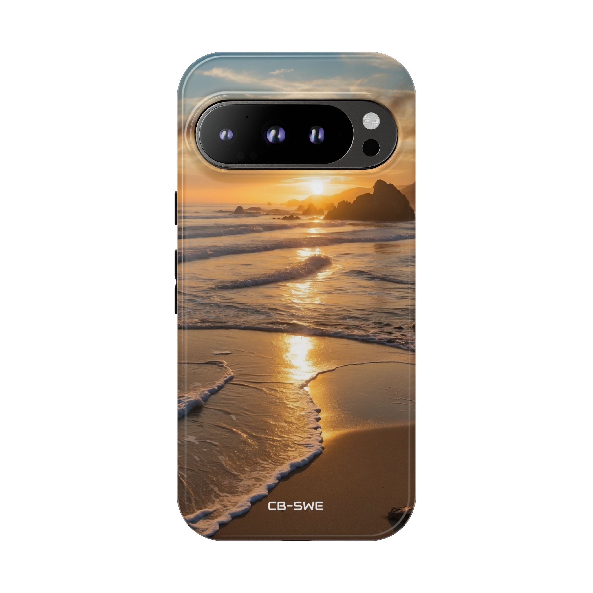 Waves Embrace Shore - Google Pixel Case