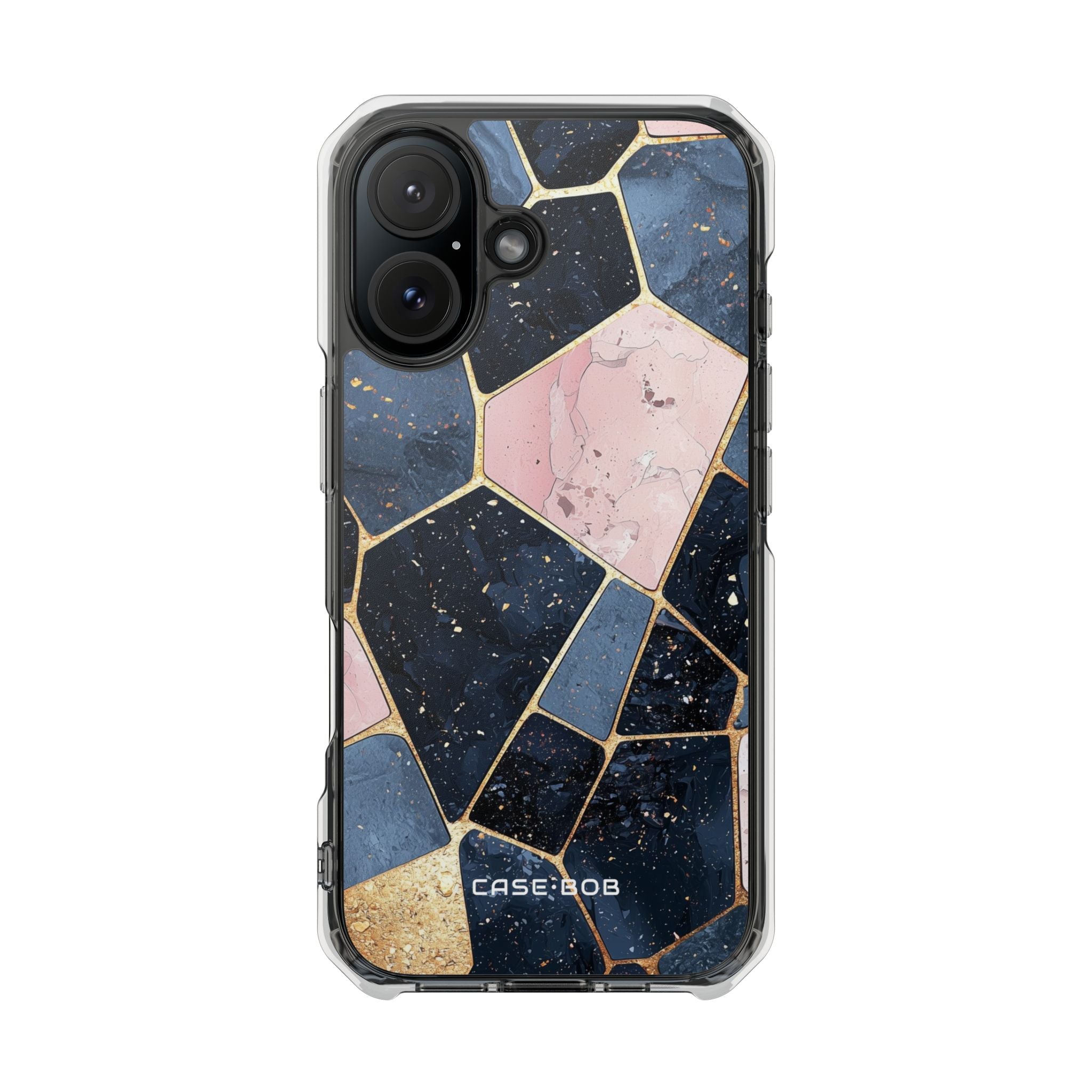 Golden Mosaic iPhone 15 Case - Impact