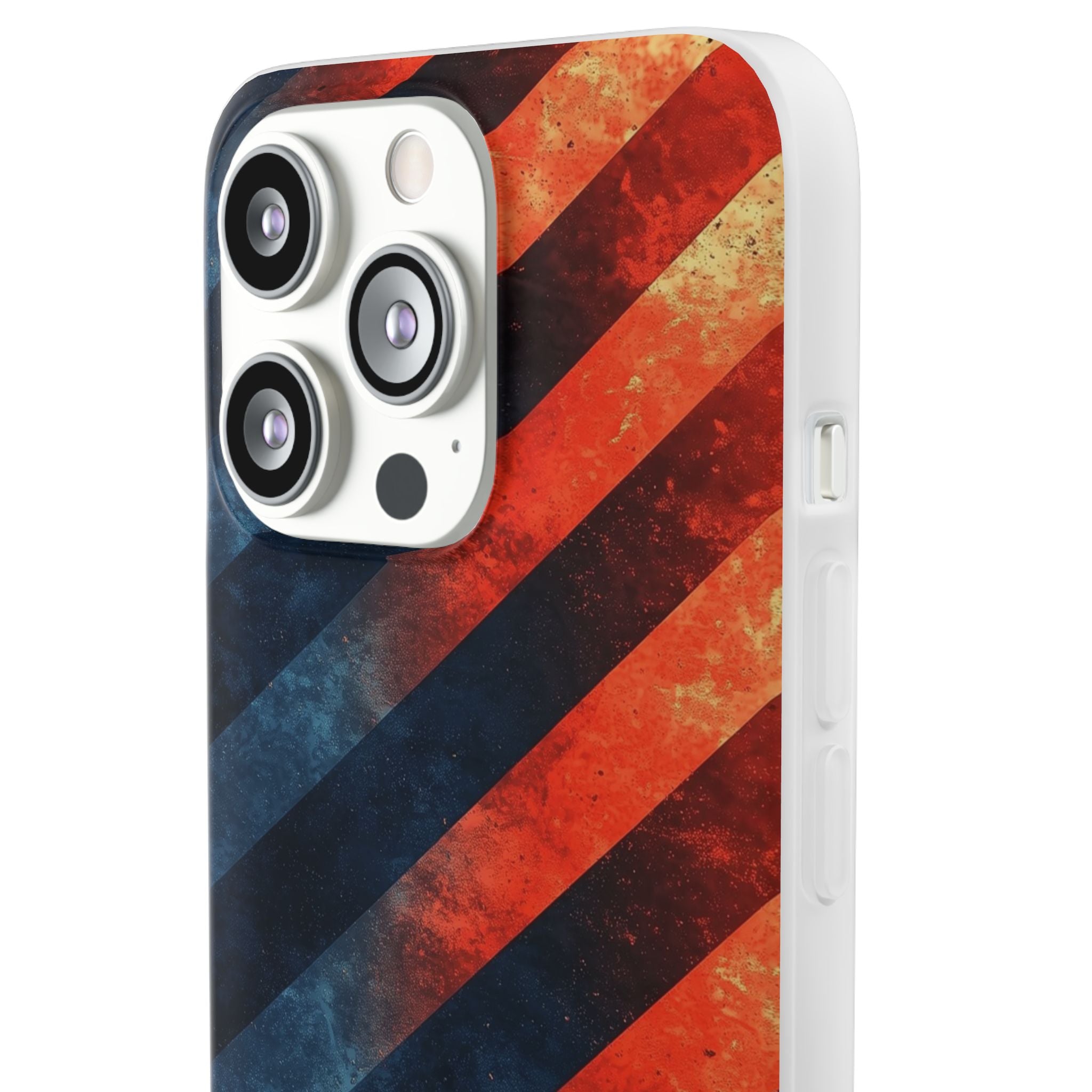 Diagonal Stripes Blaze iPhone 13 Pro - Soft