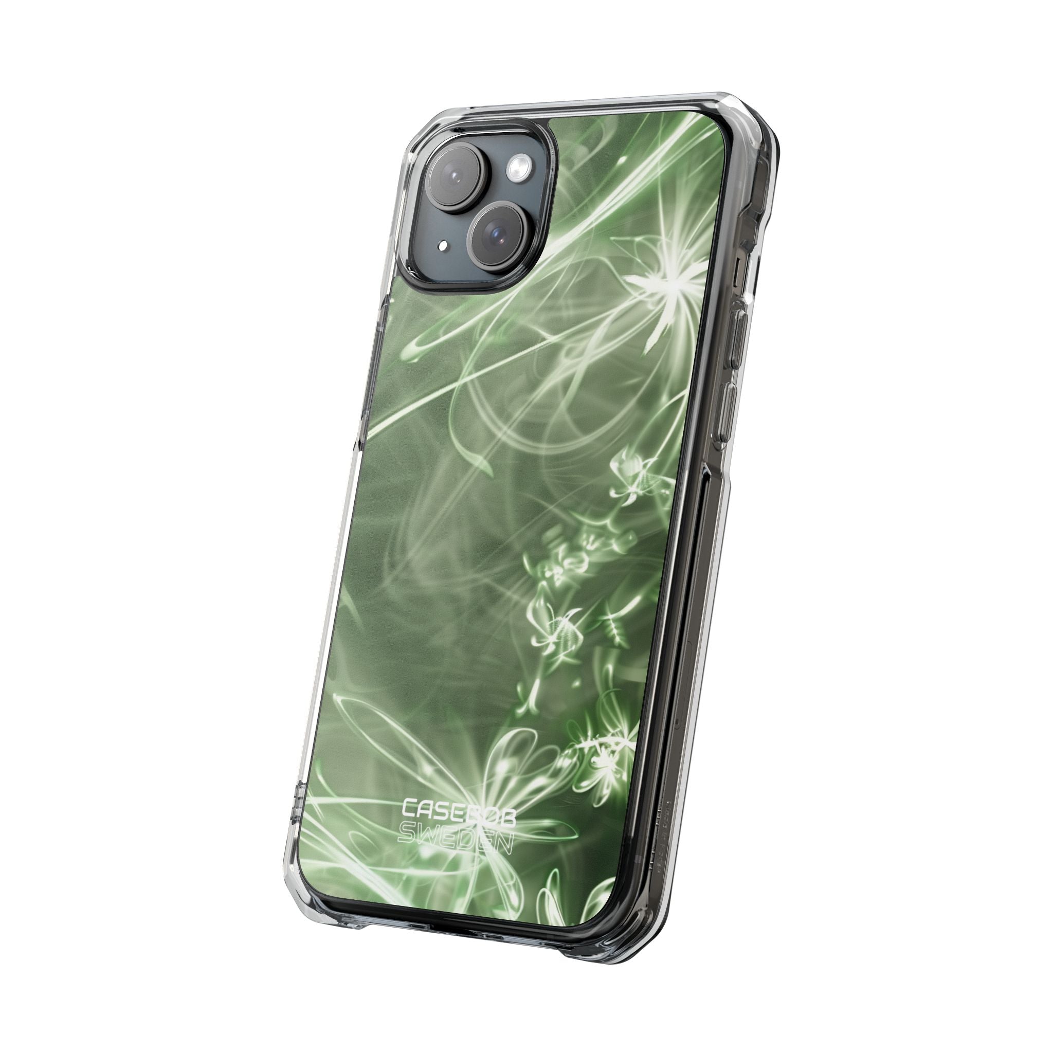 Green Spirit Flow iPhone 15 - Impact Clear+