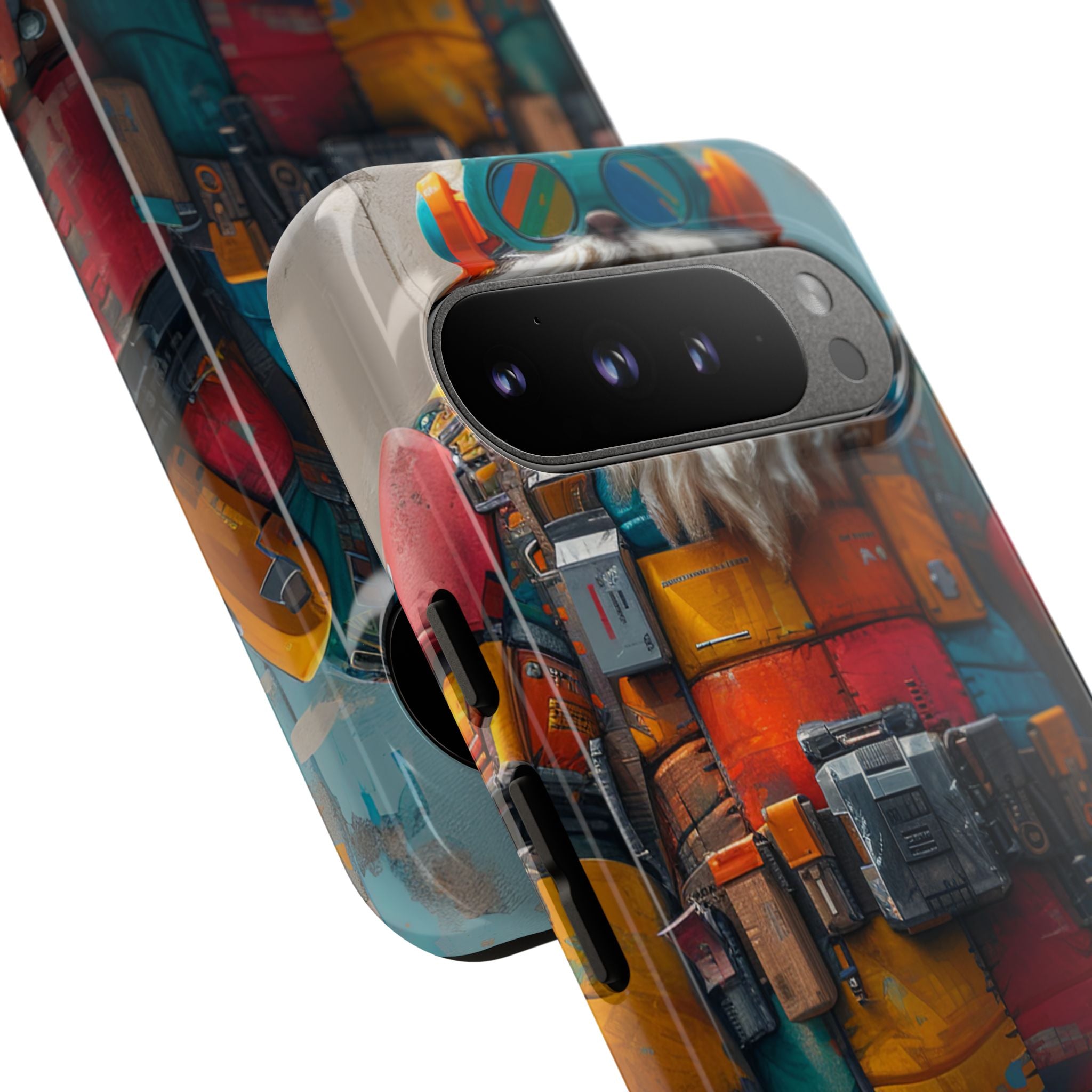 Whimsical Robot Wanderer Google Pixel 9 - Tough