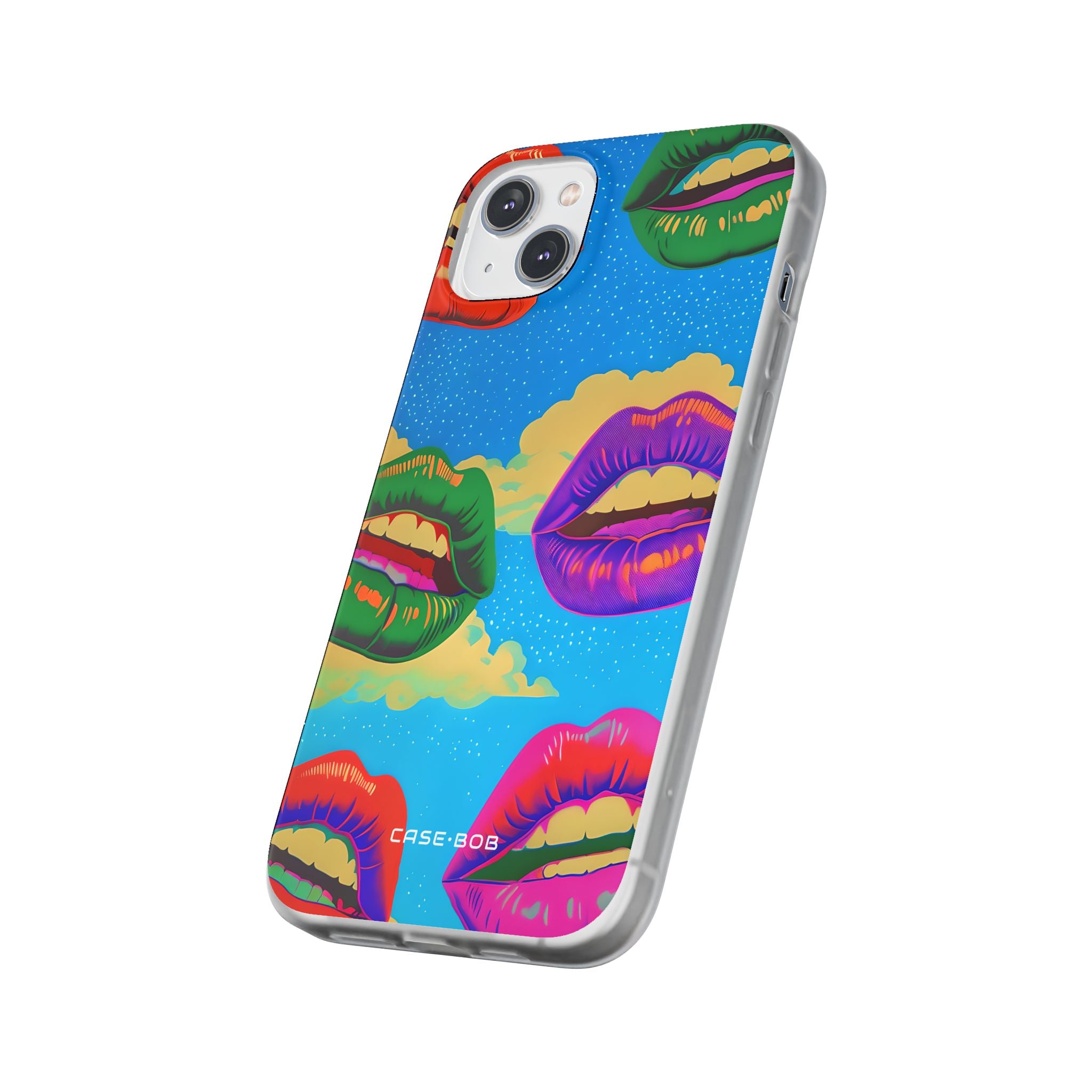 Colorful Lipscape iPhone 14 Plus Case - Soft