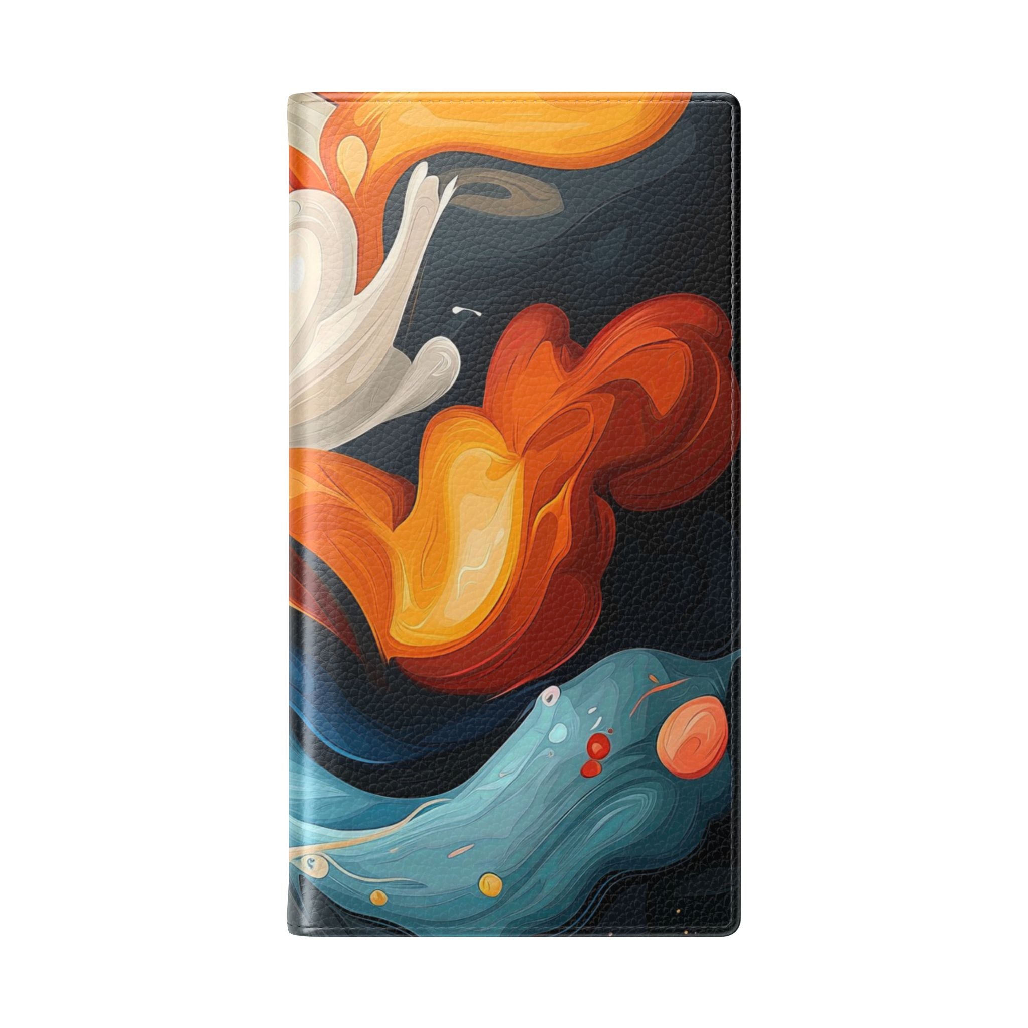 Fiery Swirl - Samsung S23 Ultra Case - Wallet