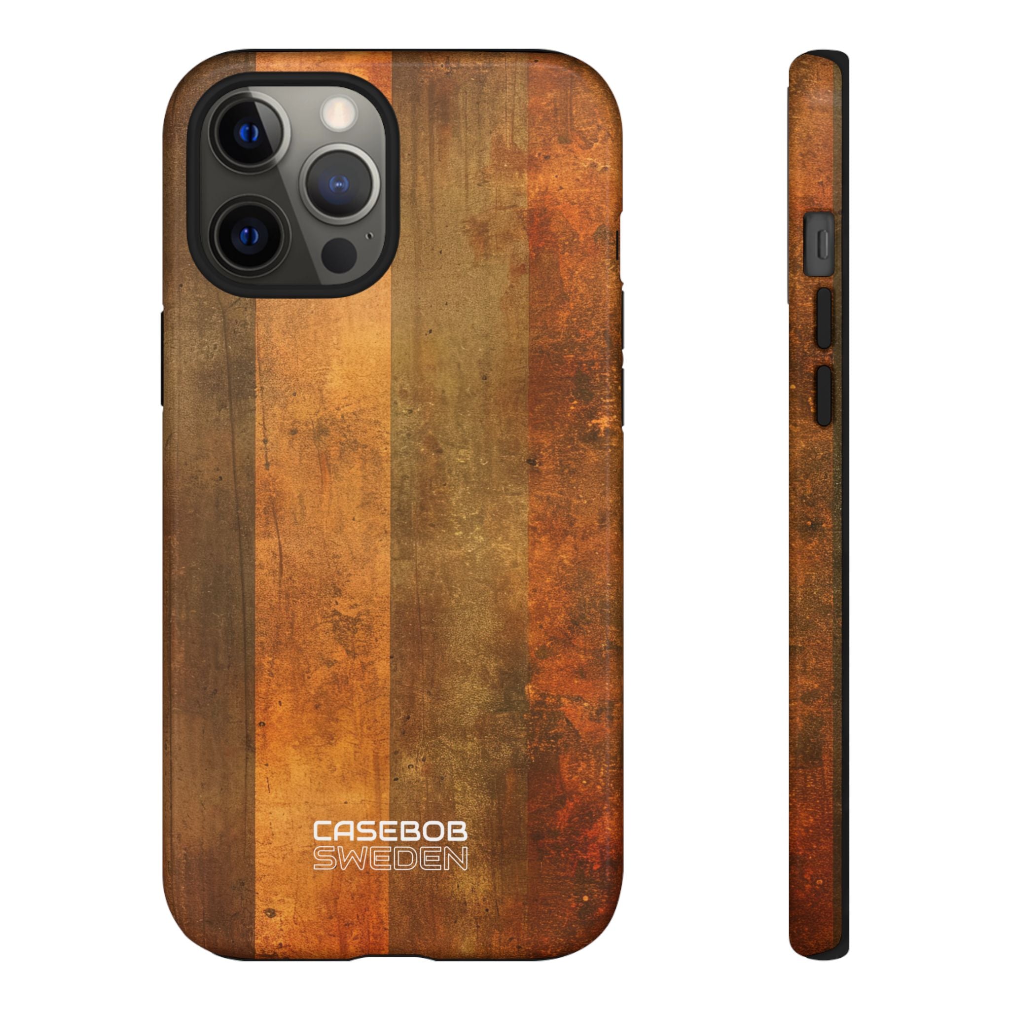 Rustic Striped Texture iPhone 12 - Tough
