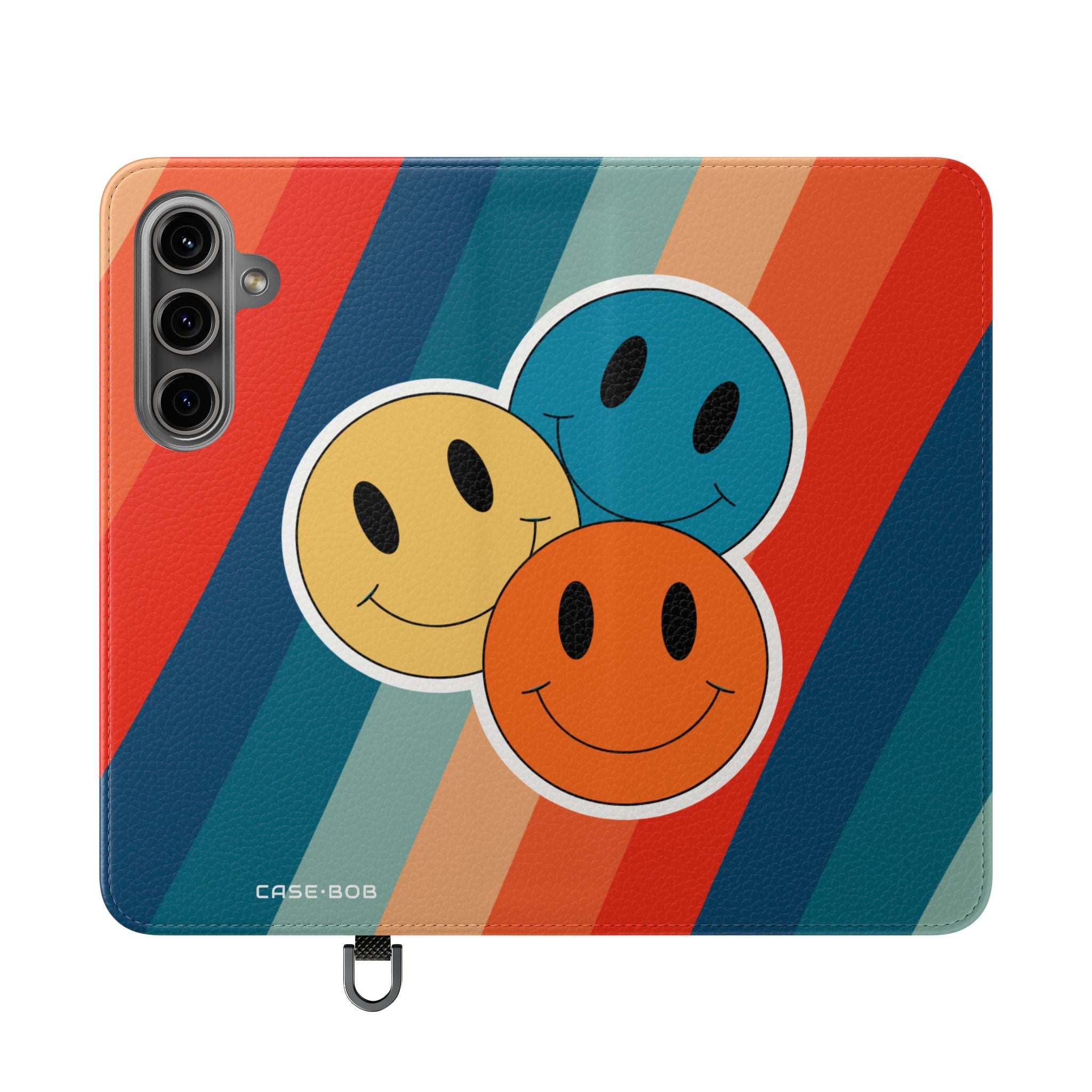 Smiley Trio Radiance - Samsung S24 Case - Wallet