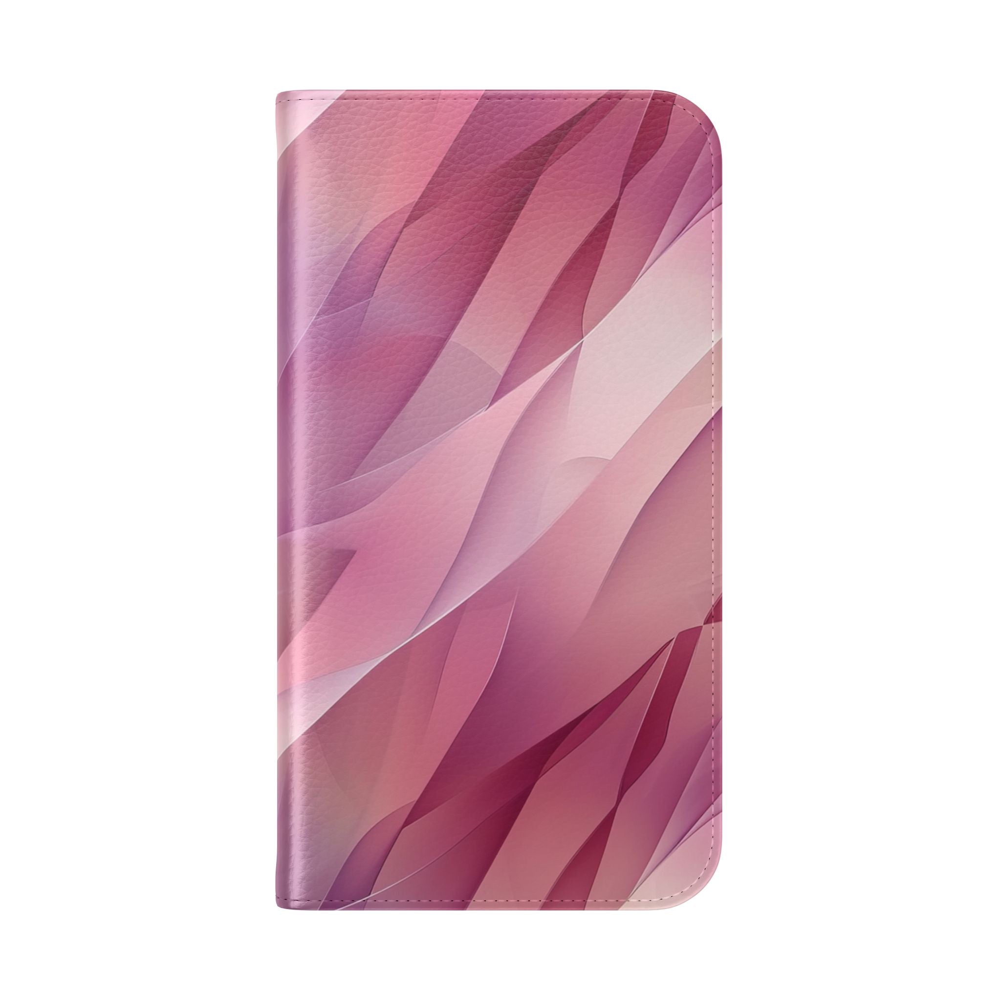 Pink Leafwave - iPhone 15 Pro Case - Wallet