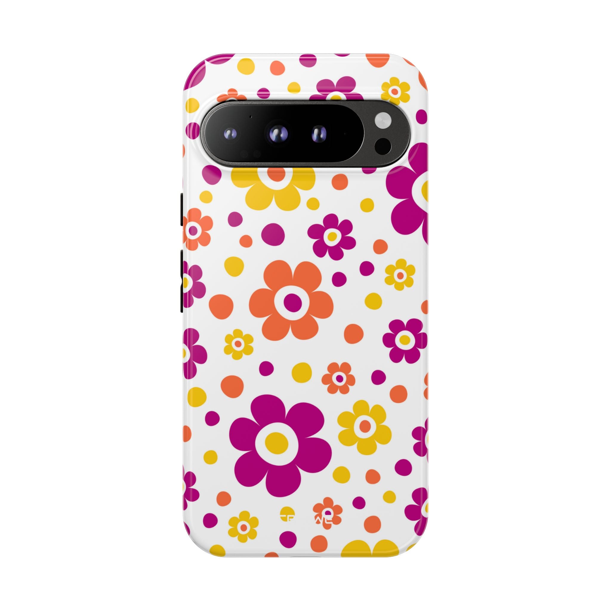 Retro Floral Playfulness - Google Pixel Case