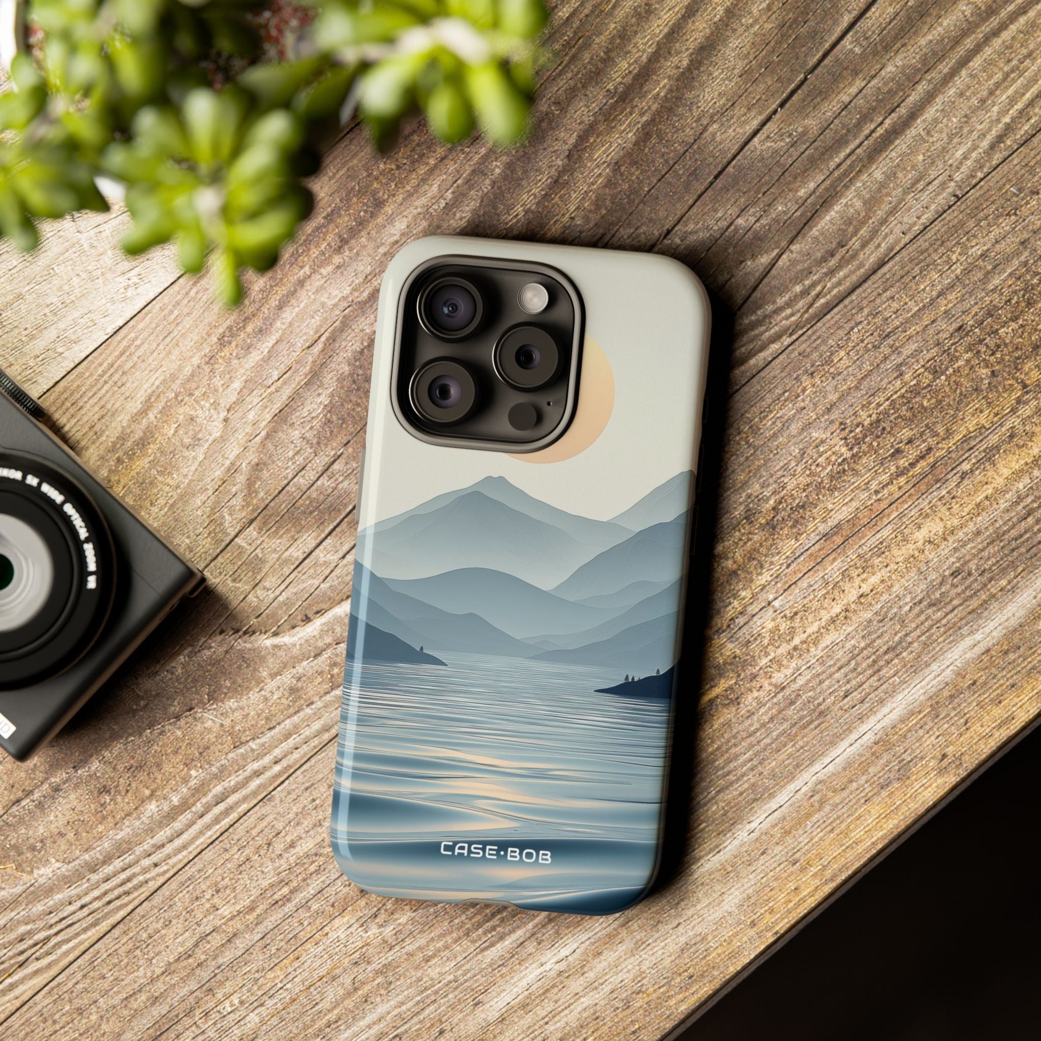 Golden Horizon iPhone 15 Pro Case - Tough