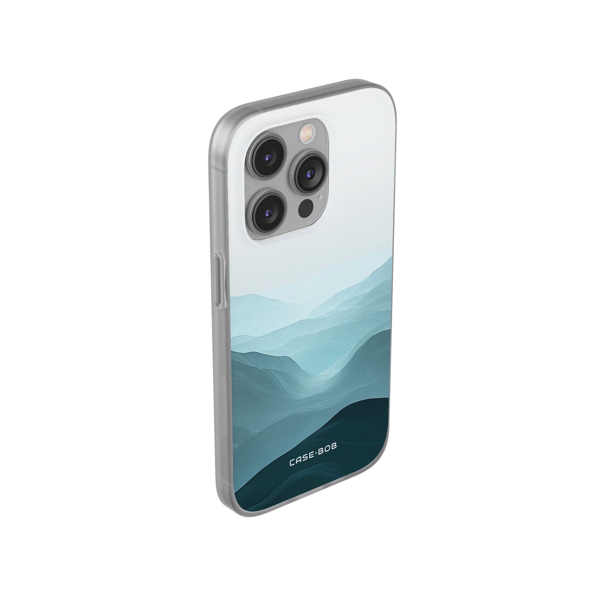 Teal Mist Mountains iPhone 14 Pro Case - Soft