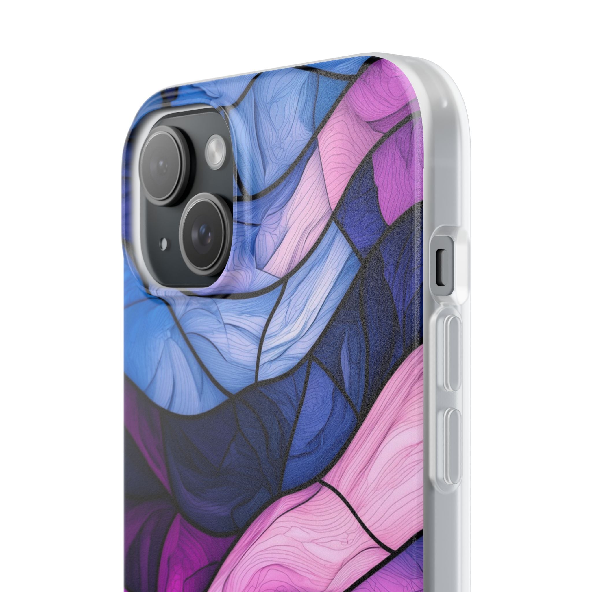 Wavelike Glow iPhone 15 Plus Case - Soft
