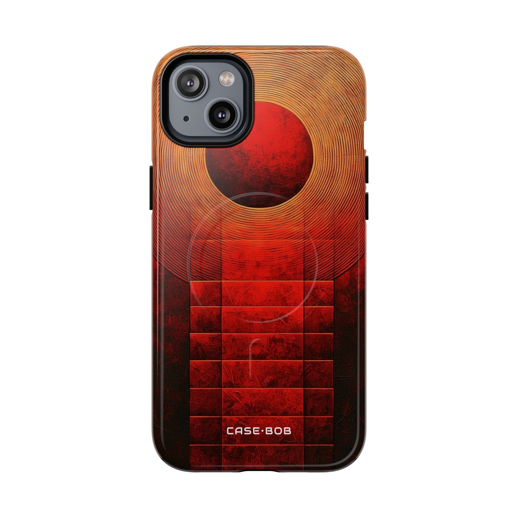 Crimson Orbit iPhone 14 Plus Case - Tough+