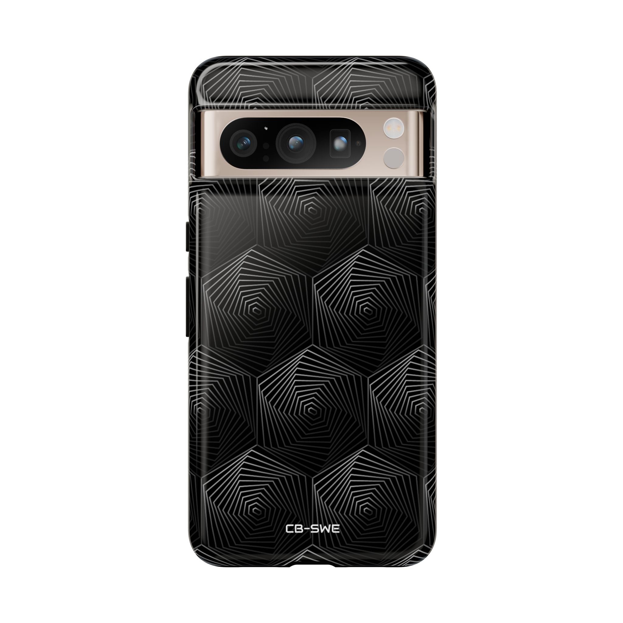 Geometric Spiral Illusion - Google Pixel Case