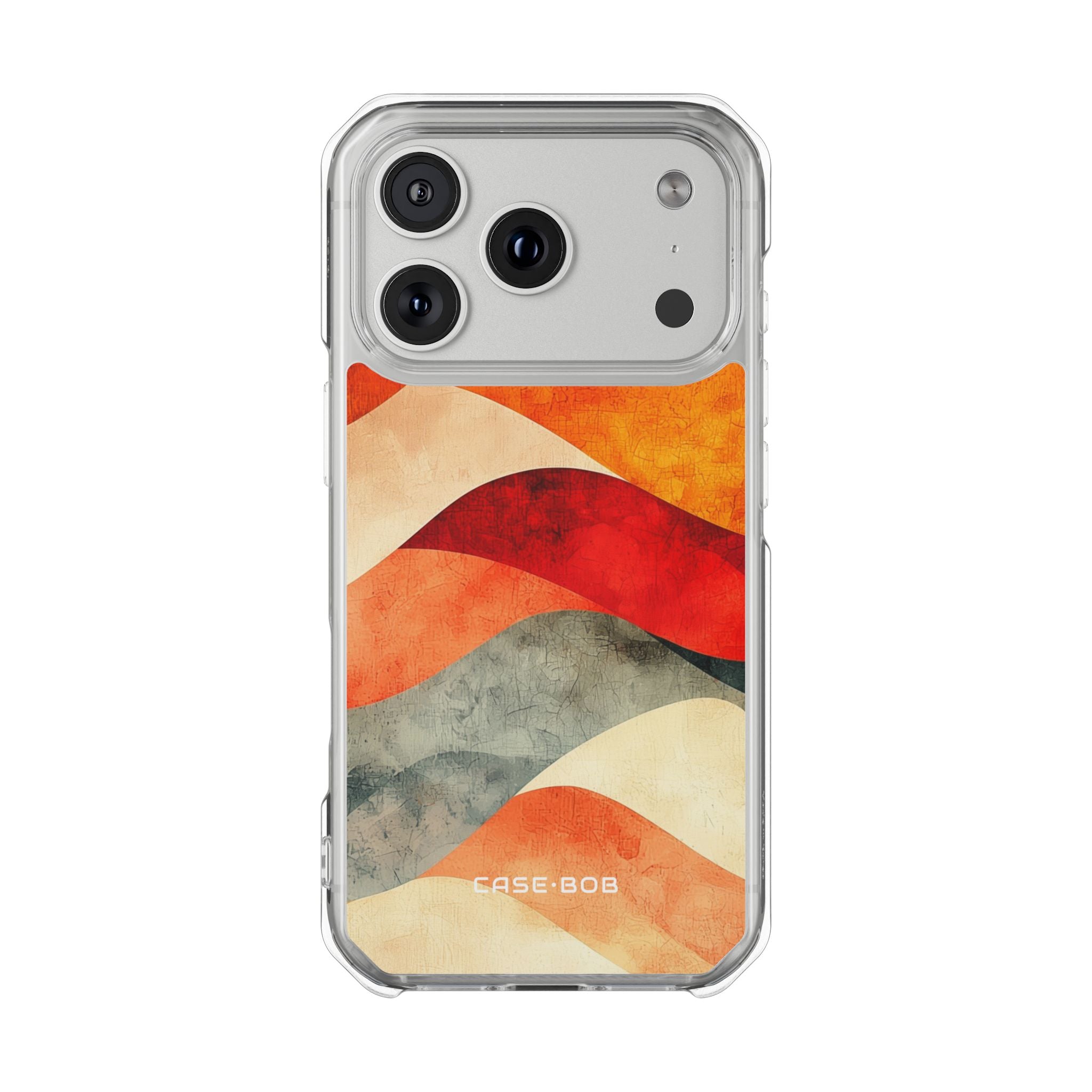 Crackled Waves iPhone 17 Pro Case - Impact