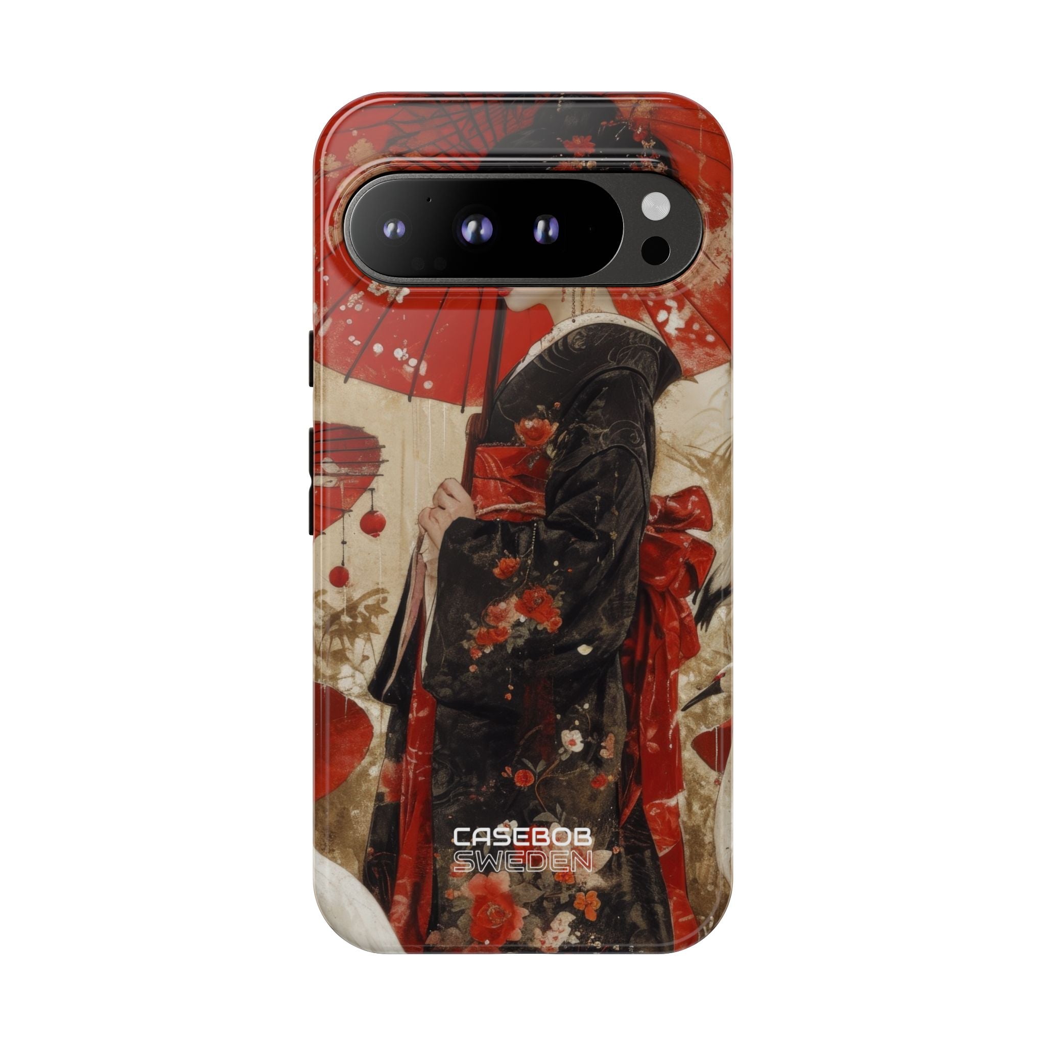Scarlet Crane Dreams Google Pixel 9 - Tough